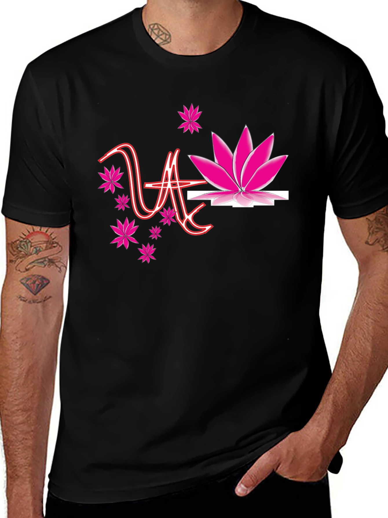 Variant 3 of Lotus Graphic T-Shirt