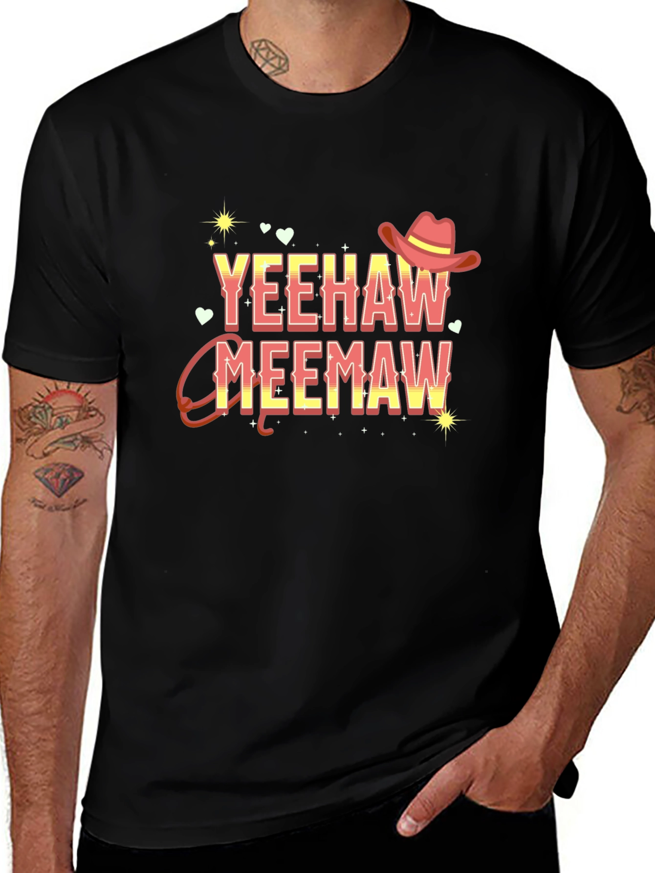 Yeehaw Meemaw Graphic Tee - Western Style