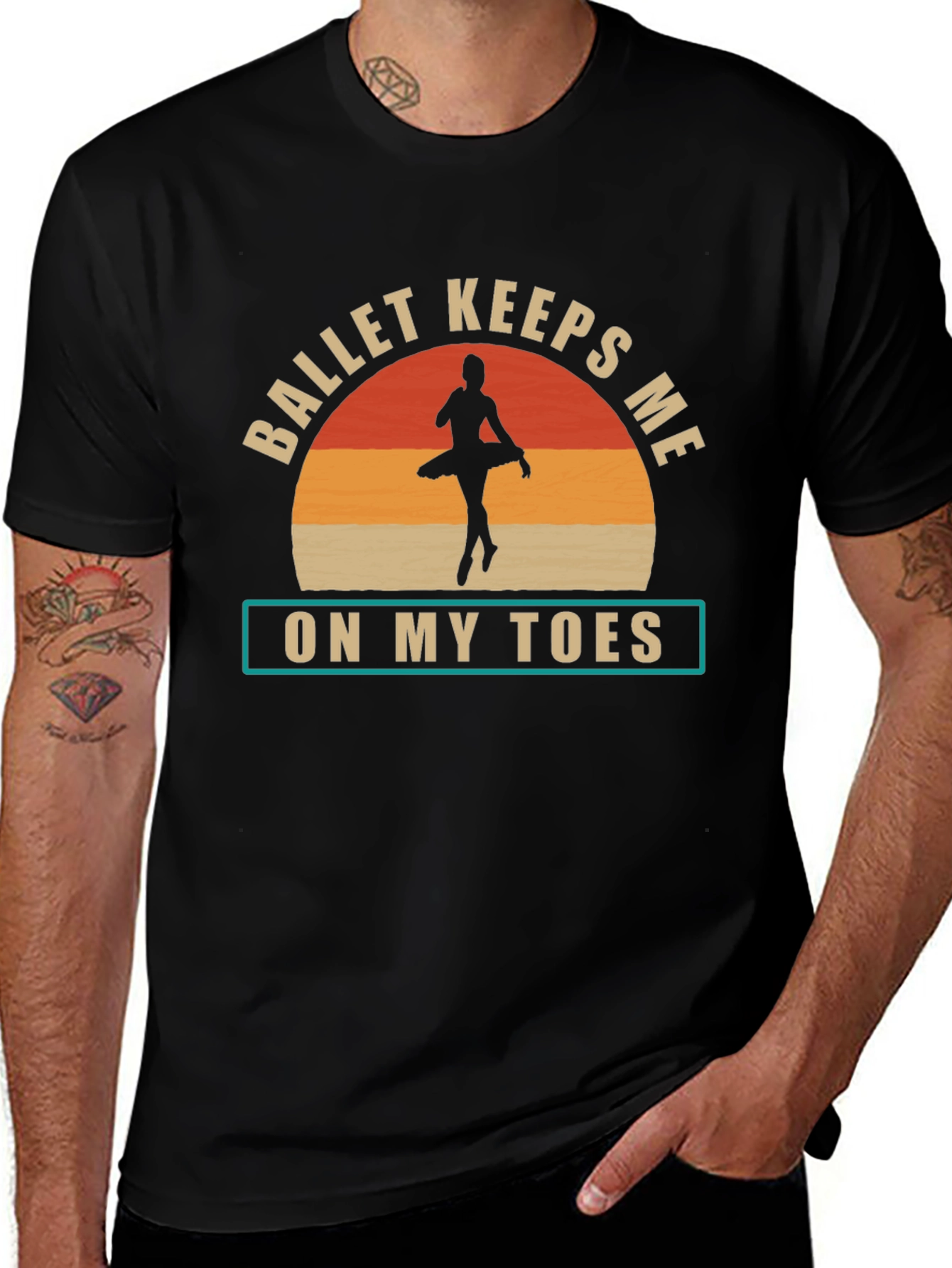 Variant 10 of Ballet Keeps Me On My Toes T-Shirt