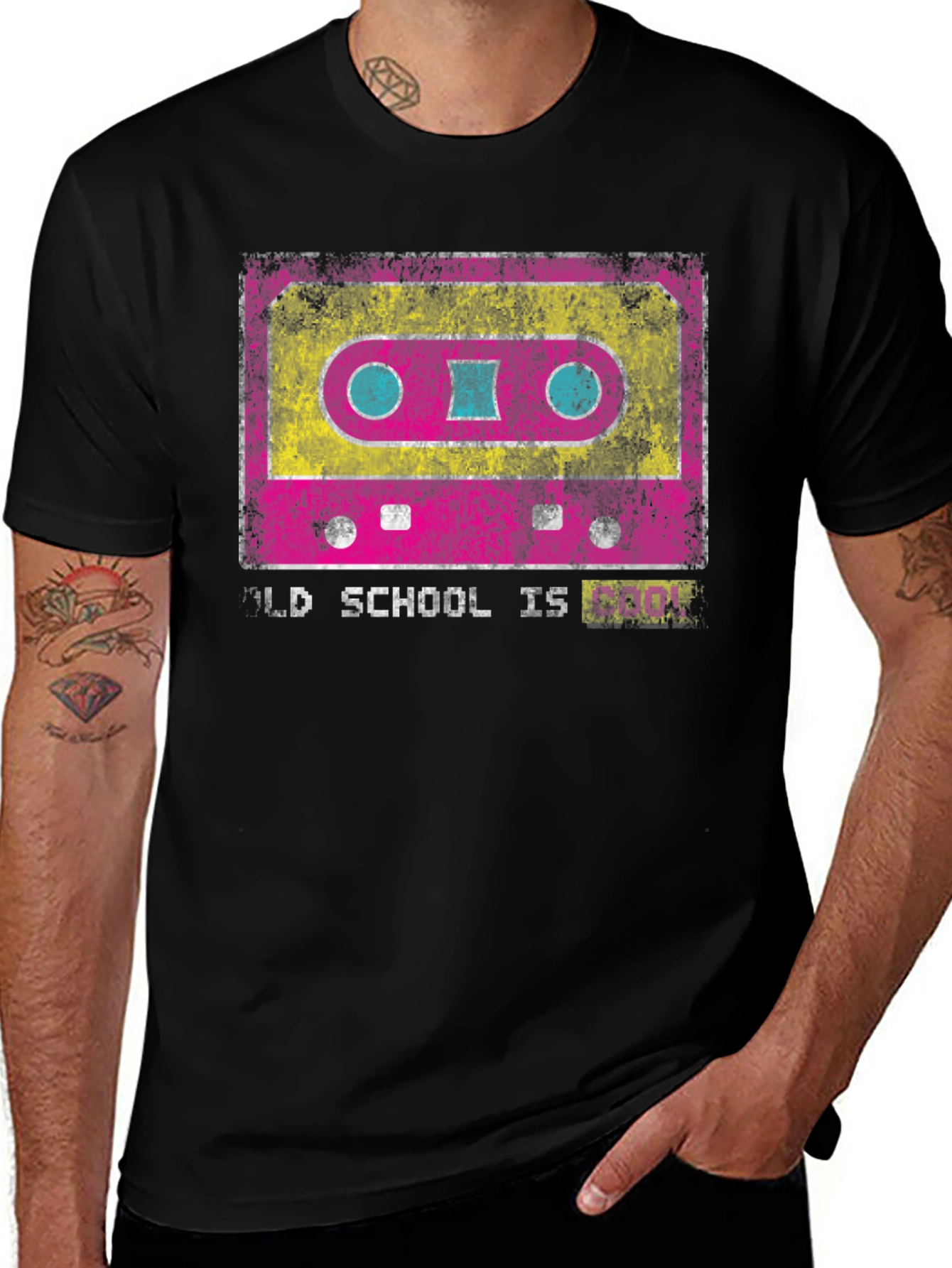 Variant 11 of Retro Cassette Tape Graphic T-Shirt - Old School Cool