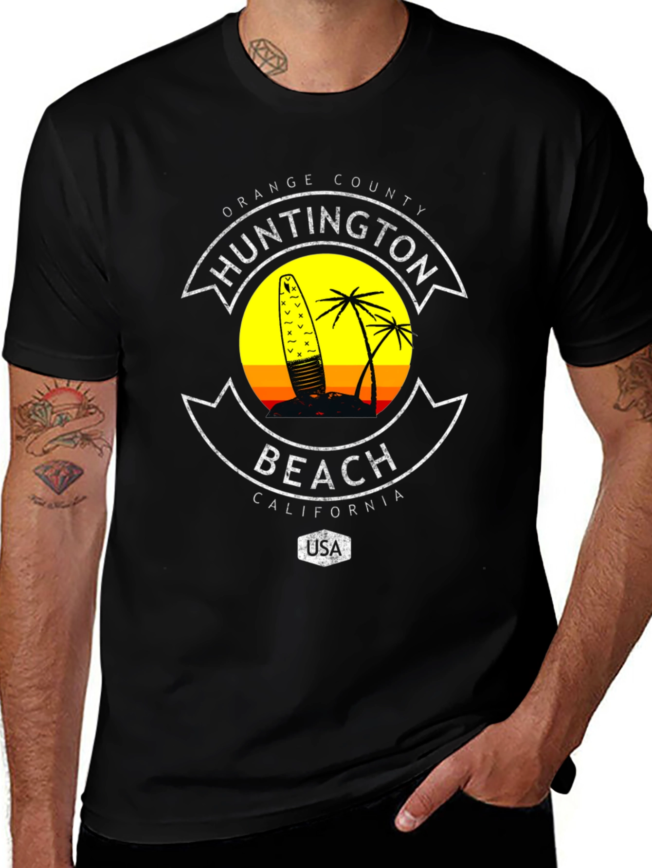 Huntington Beach California Graphic T-Shirt
