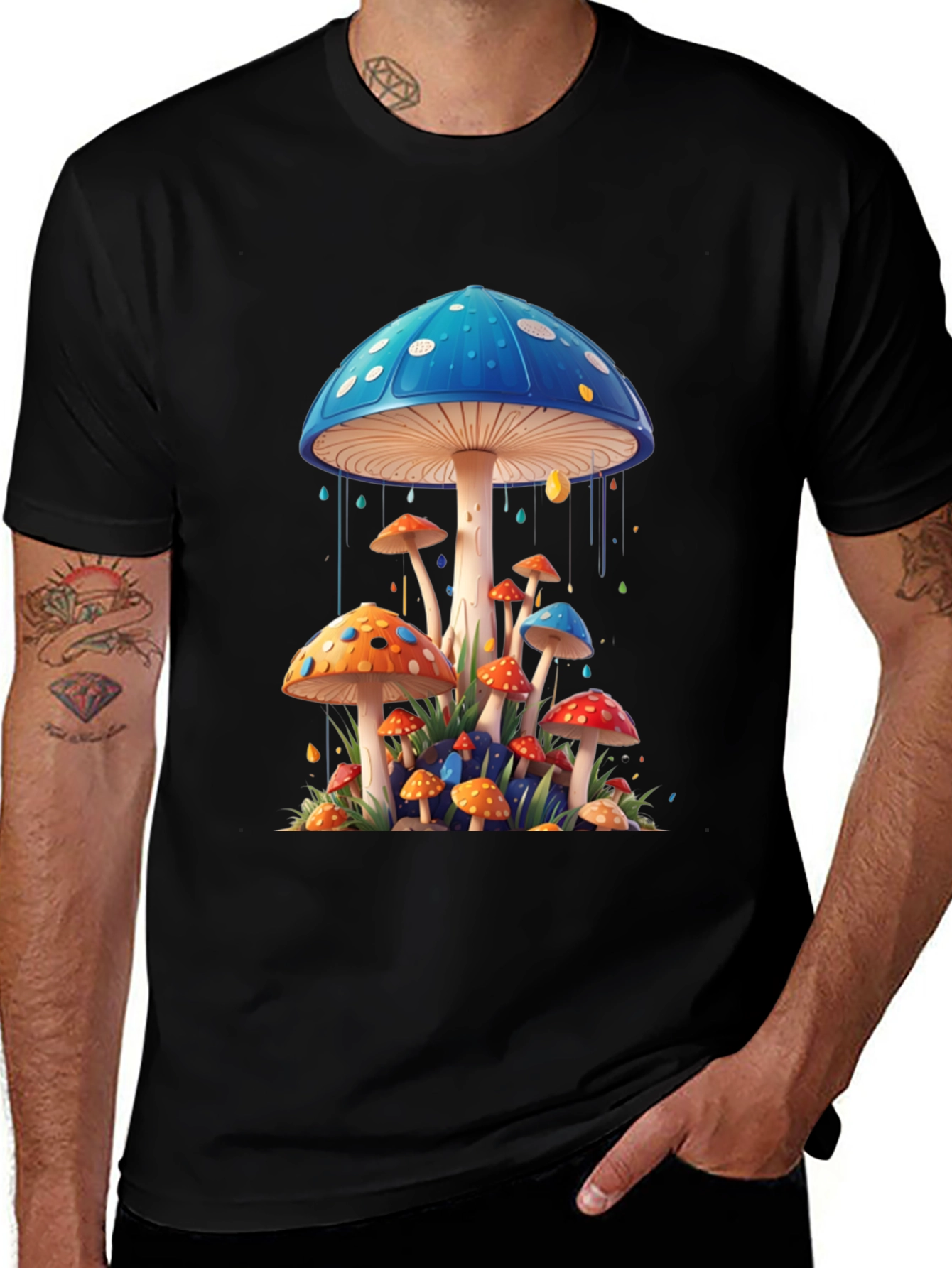 Variant 11 of Mushroom Graphic T-Shirt - Unique Fungi Design