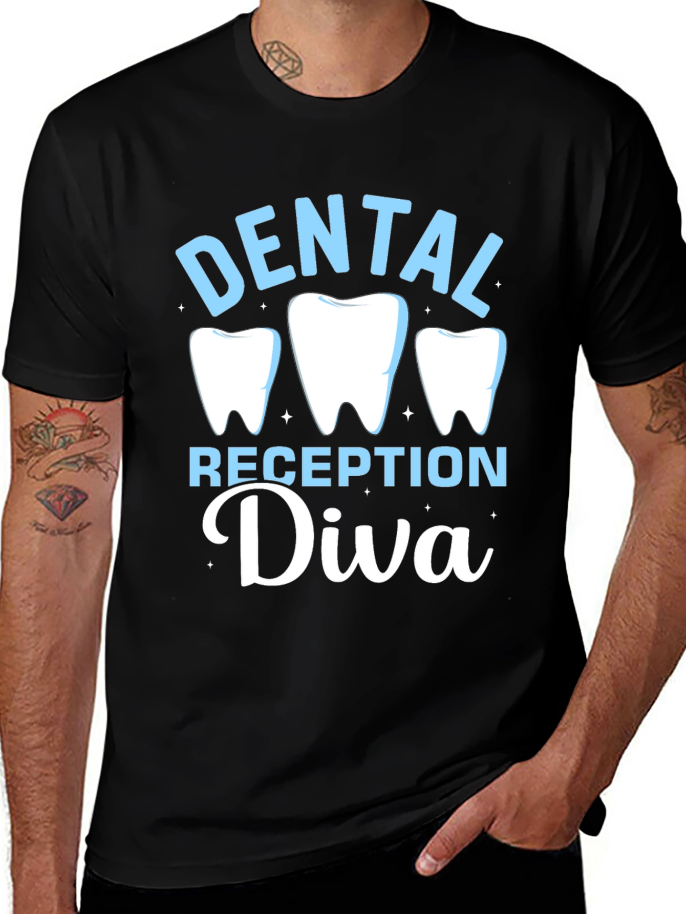 Variant 8 of Dental Reception Diva T-Shirt - Perfect Gift