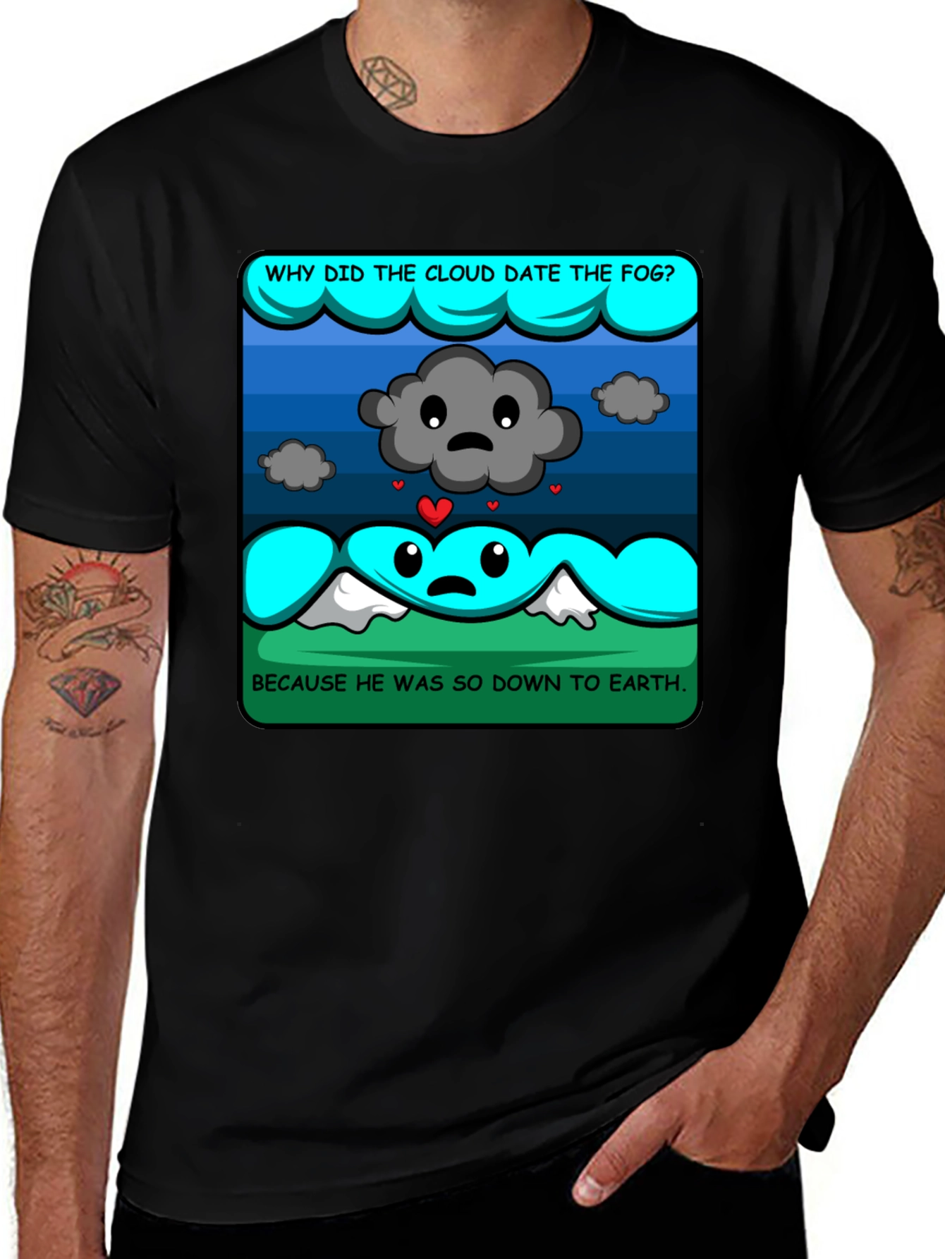 Variant 8 of Cloud & Fog Joke T-Shirt - Humorous Graphic Tee