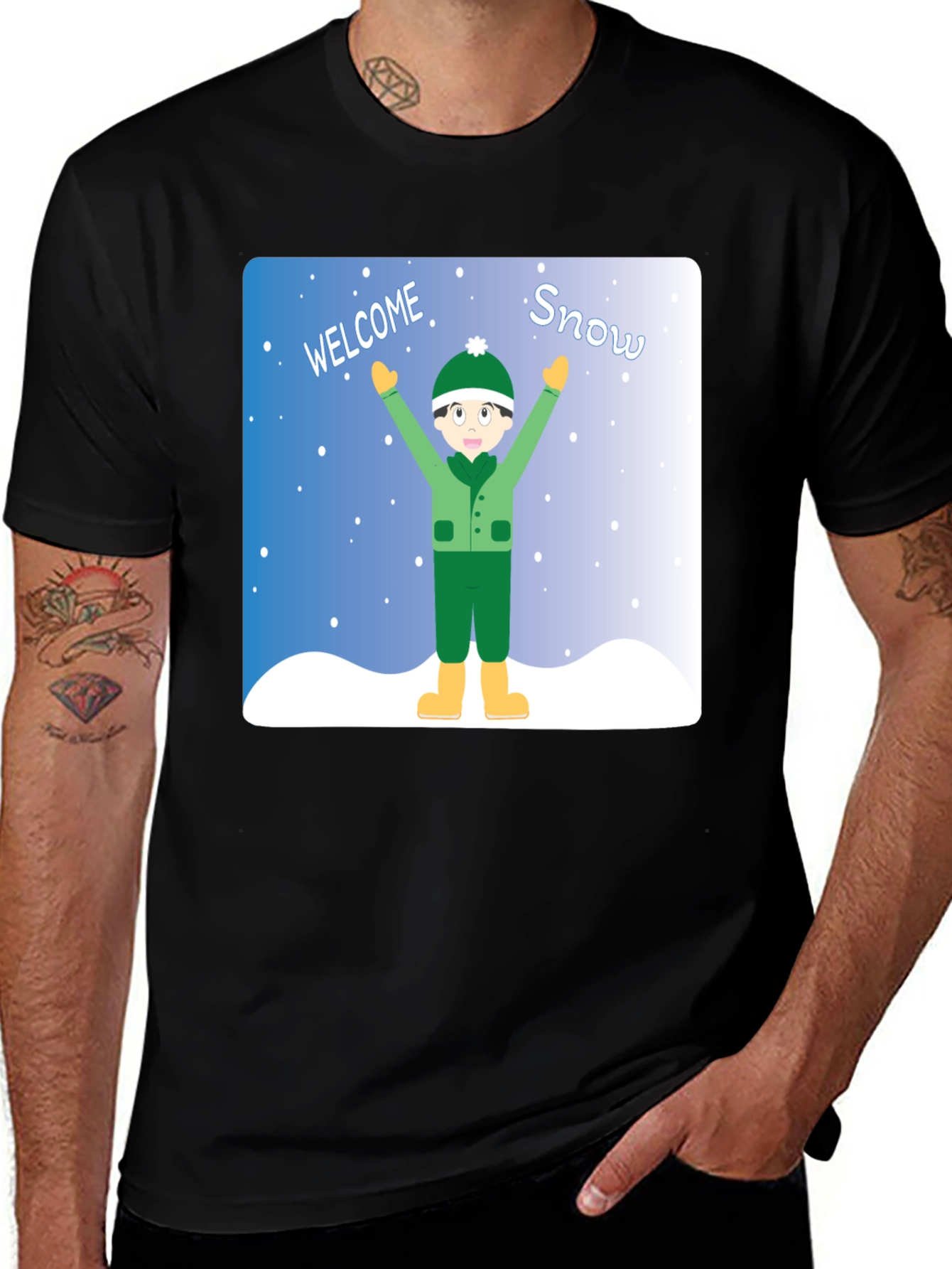 Variant 21 of Welcome Snow T-Shirt