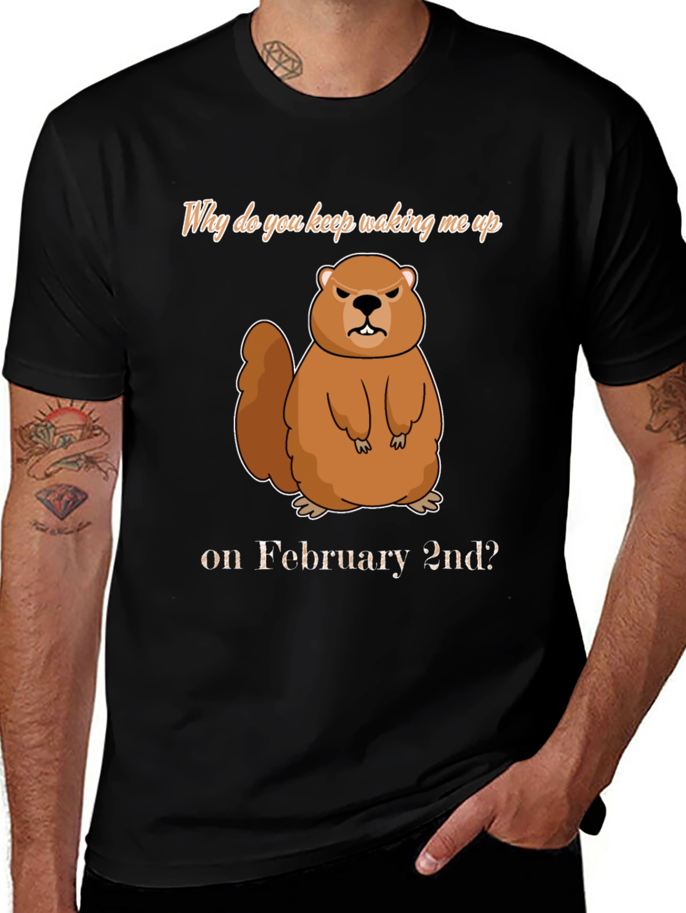 Groundhog Day T-Shirt - Why Wake Me?