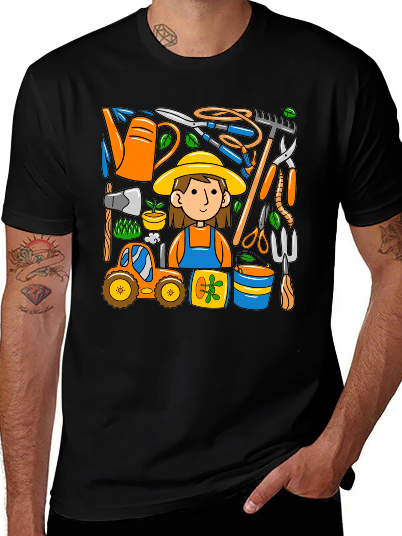 Variant 19 of Gardening Tools Graphic Tee
