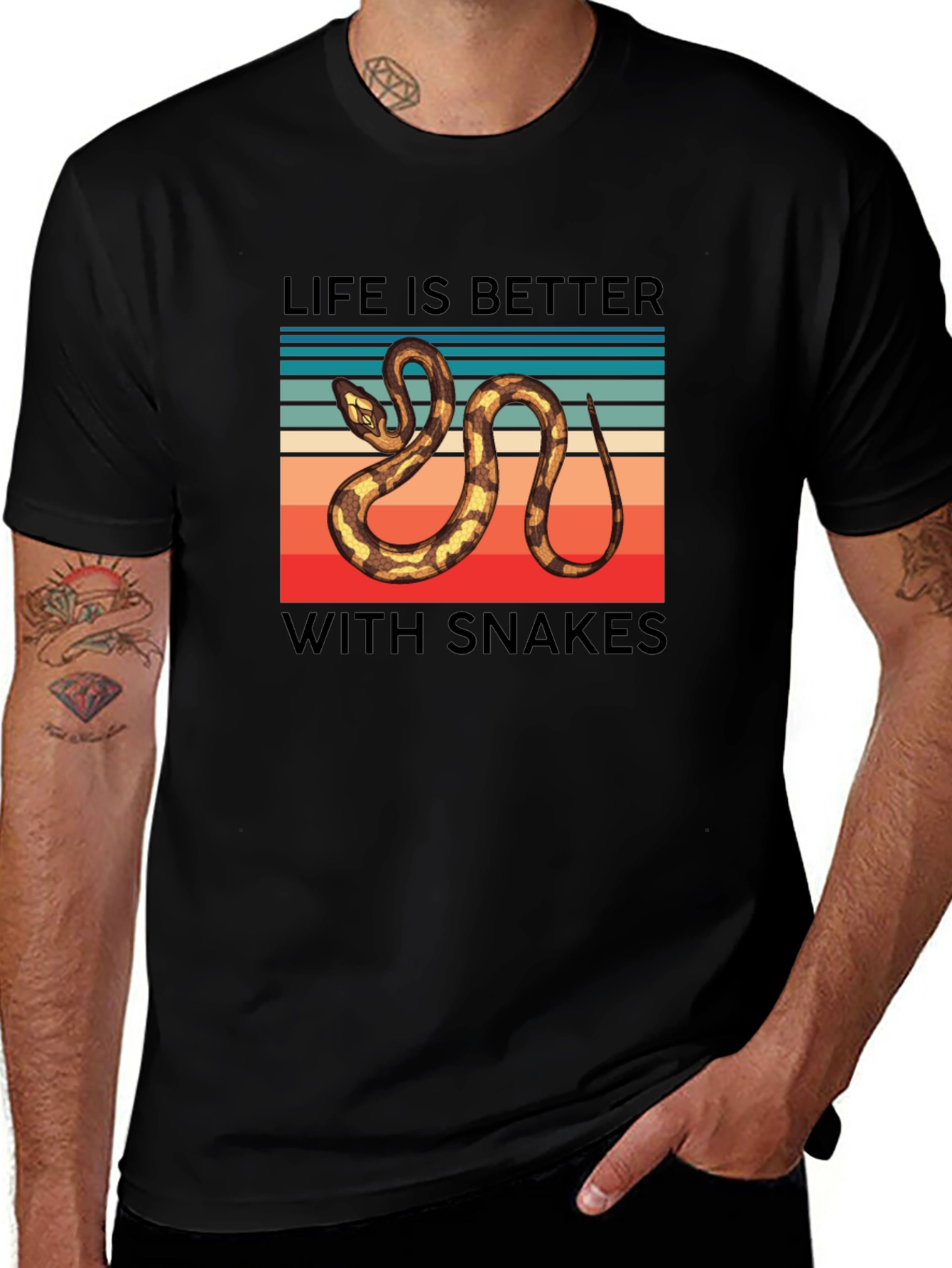 Variant 30 of Life is Better With Snakes T-Shirt