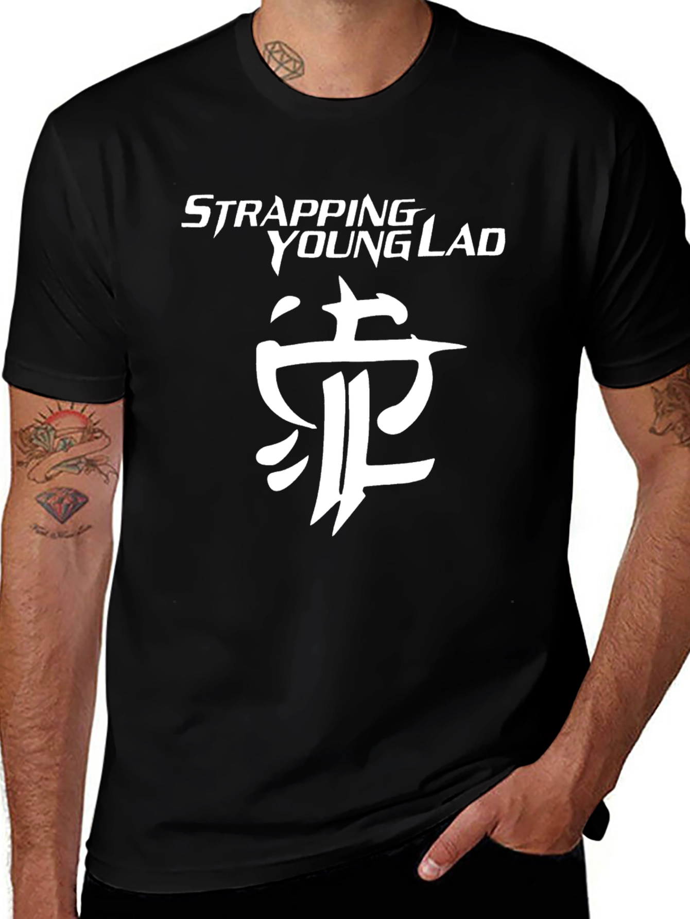 Strapping Young Lad Band T-Shirt - Black Cotton Tee
