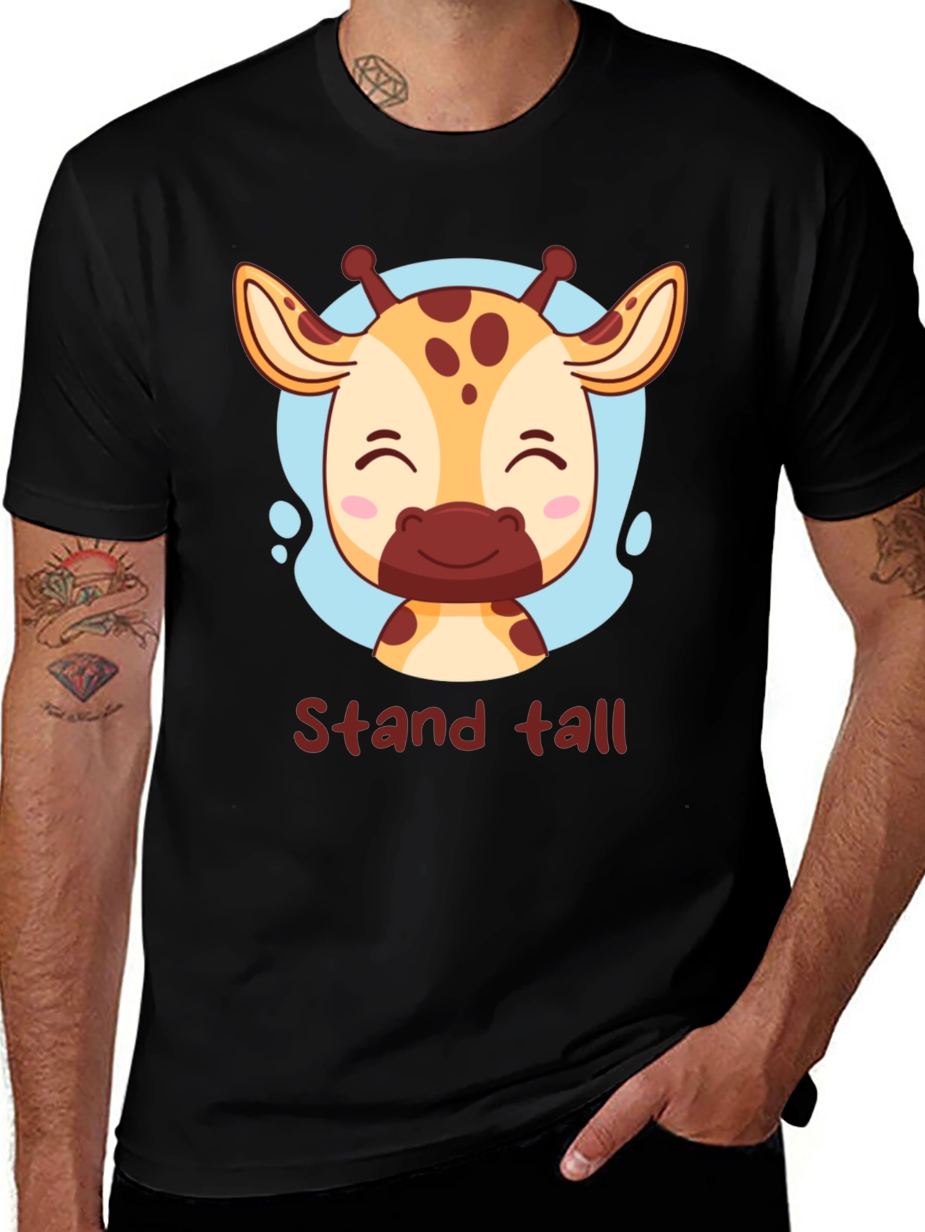 Variant 26 of Stand Tall Giraffe T-Shirt