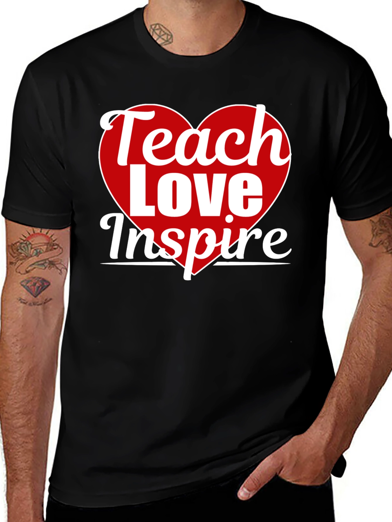 Variant 17 of Teach Love Inspire T-Shirt, Teacher Appreciation