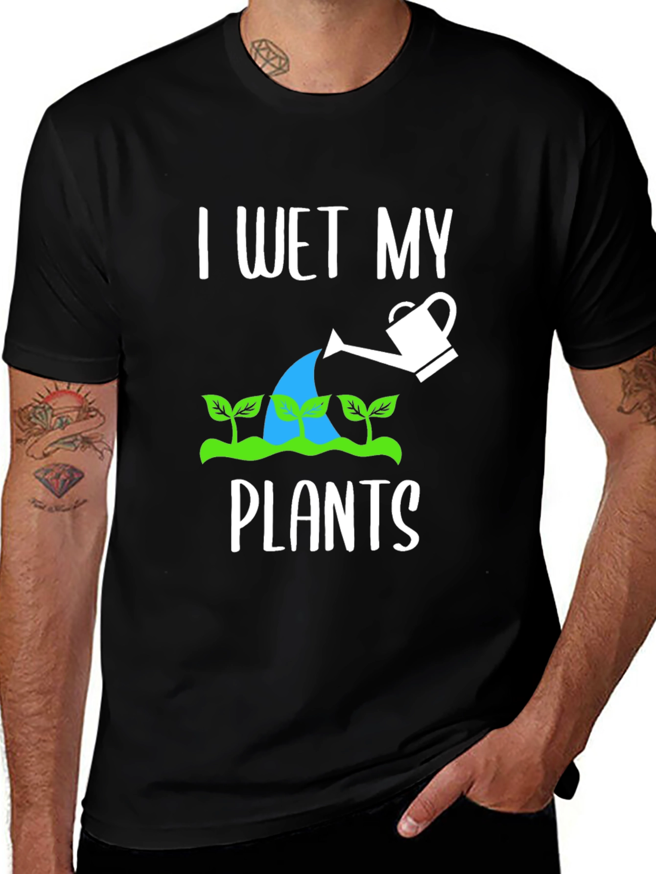 Variant 18 of I Wet My Plants Graphic T-Shirt