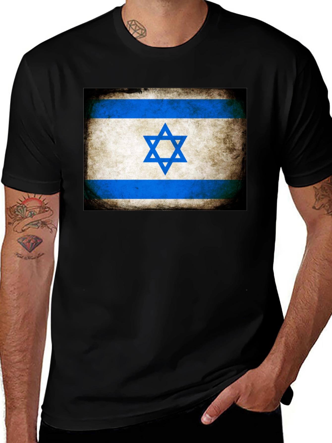 Variant 14 of Israel Flag T-Shirt - Patriotic Pride