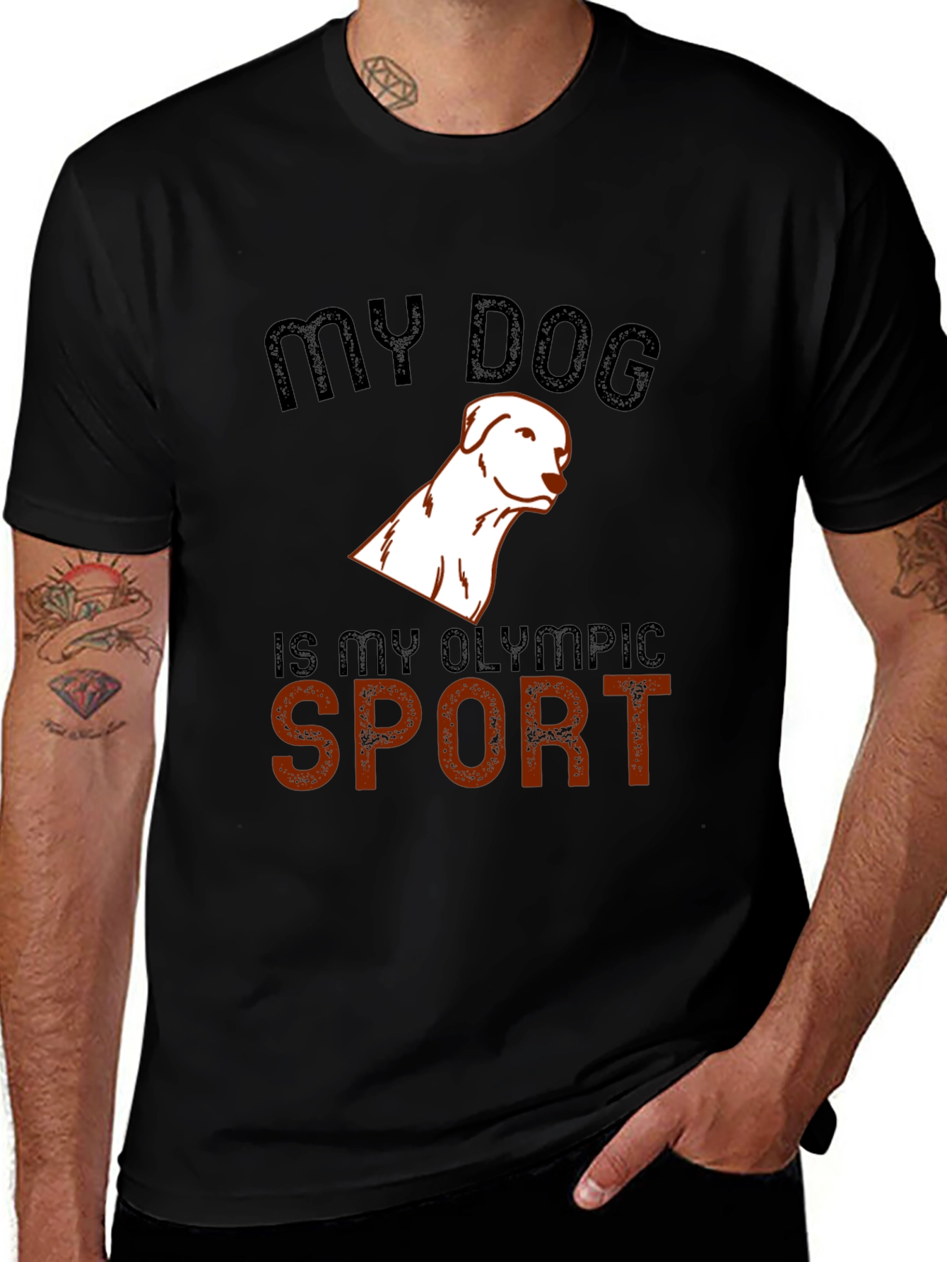 Variant 15 of My Dog Is My Olympic Sport Graphic Tee