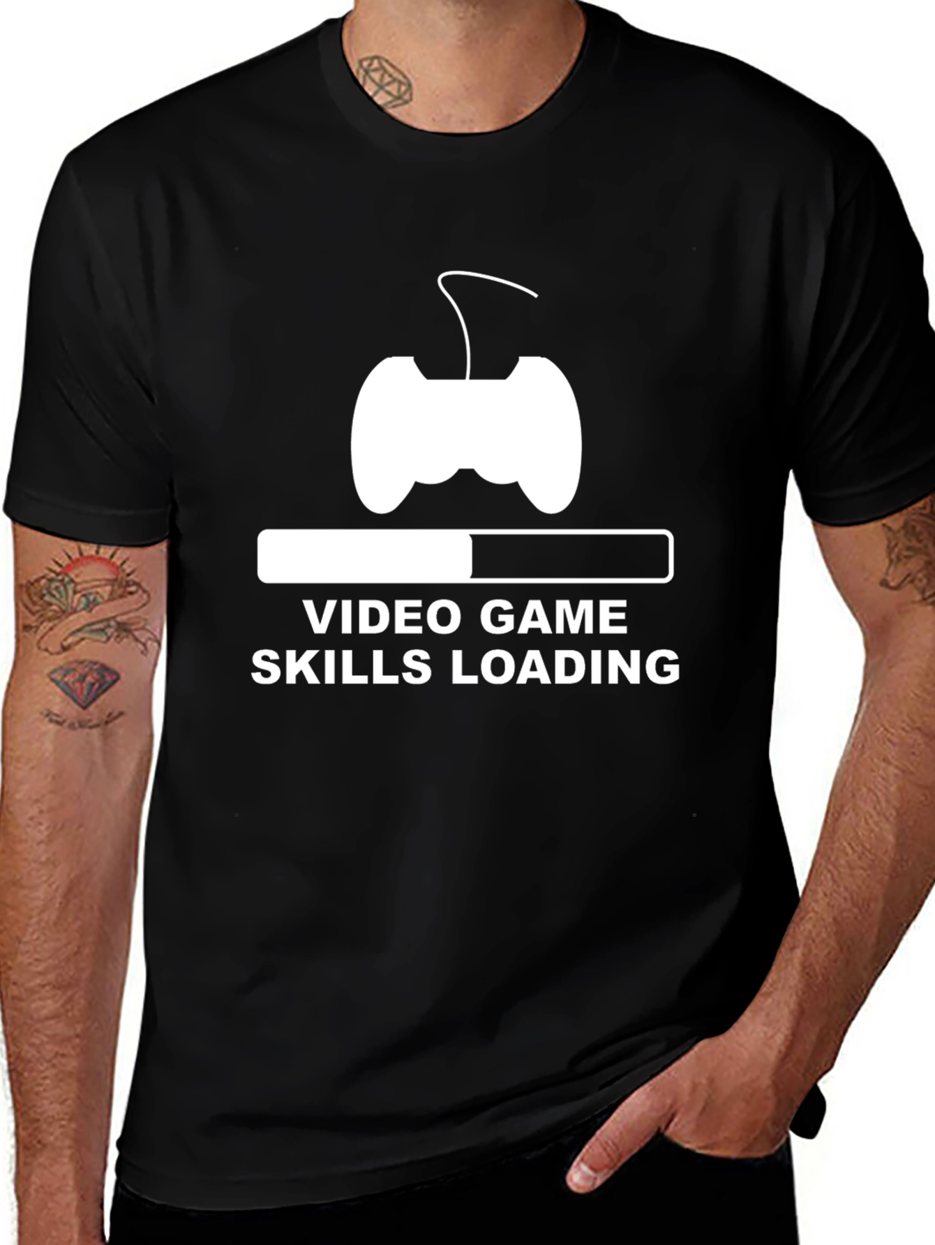 Video Game Skills Loading T-Shirt - Gamer Tee
