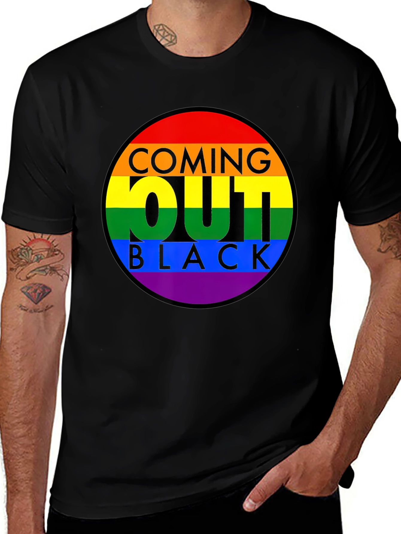 Variant 12 of Coming Out Black Pride T-Shirt