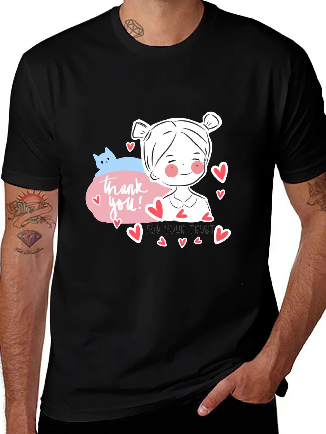 Variant 28 of Cute Thank You T-Shirt