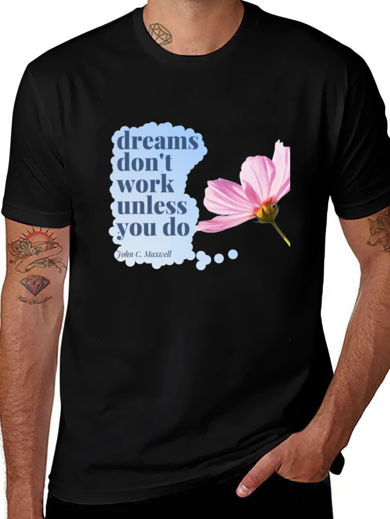 Variant 16 of Dreams Don't Work Motivational Graphic Tee