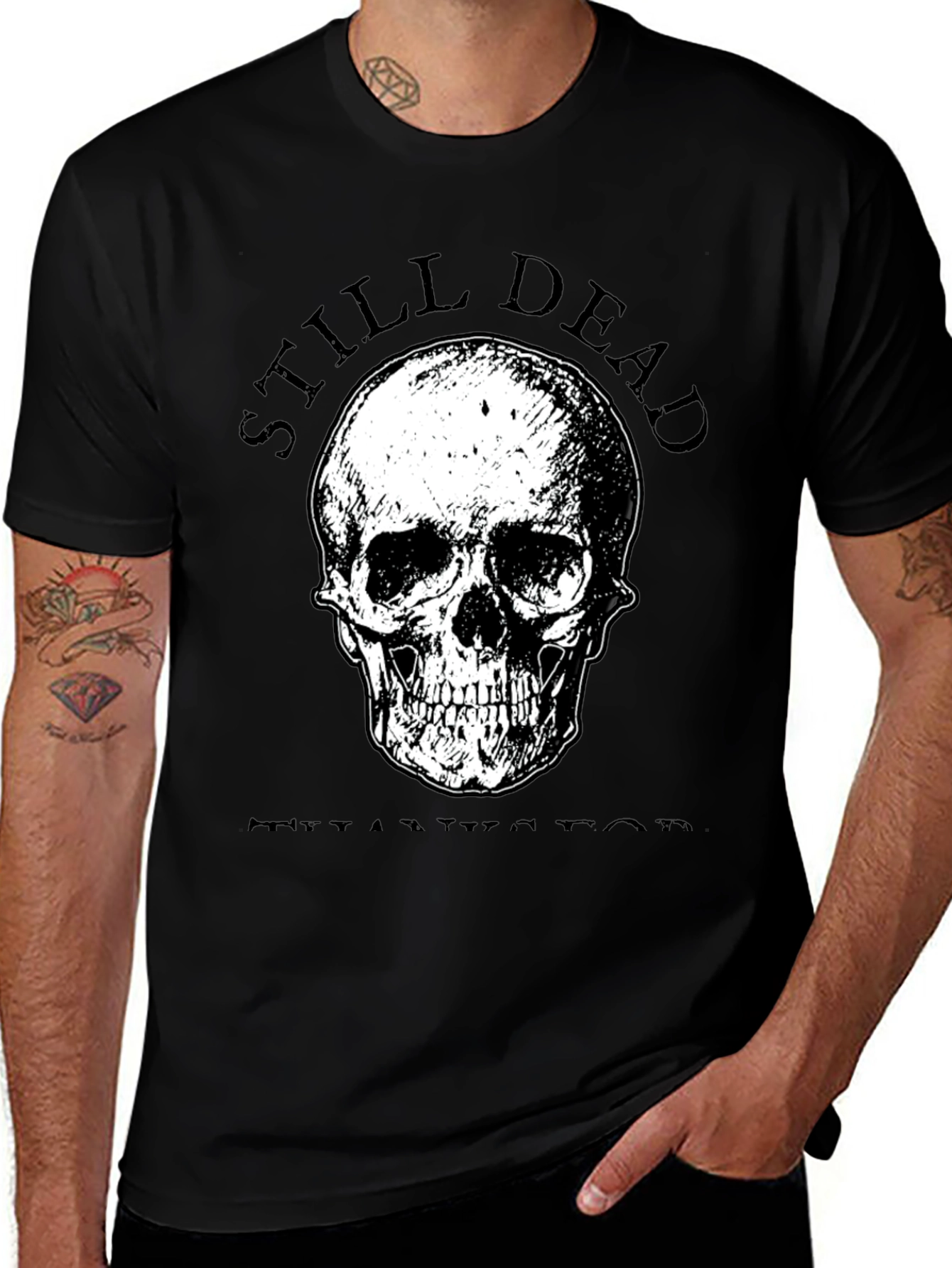 Still Dead T-Shirt - Skull Graphic Tee