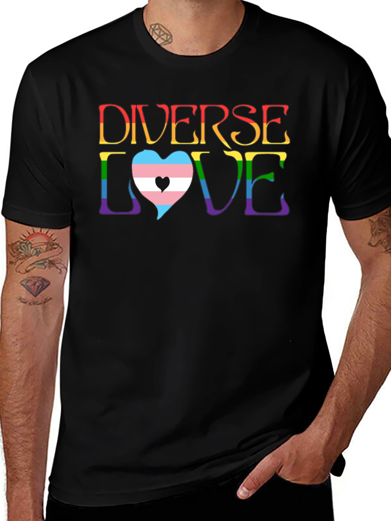 Diverse Love Transgender Pride T-Shirt