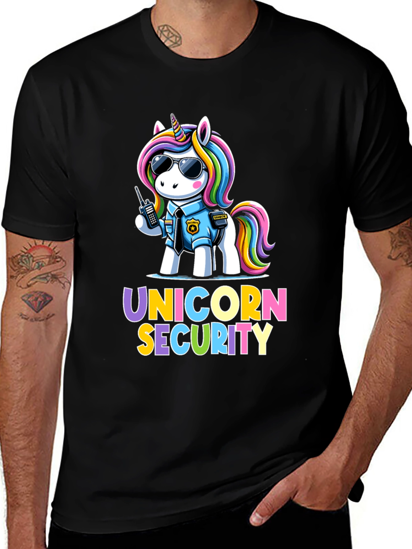 Variant 24 of Unicorn Security T-Shirt