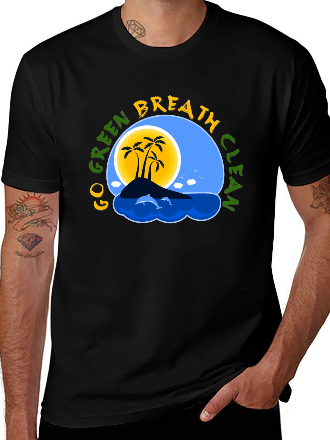 Variant 30 of Go Green Breath Clean T-Shirt