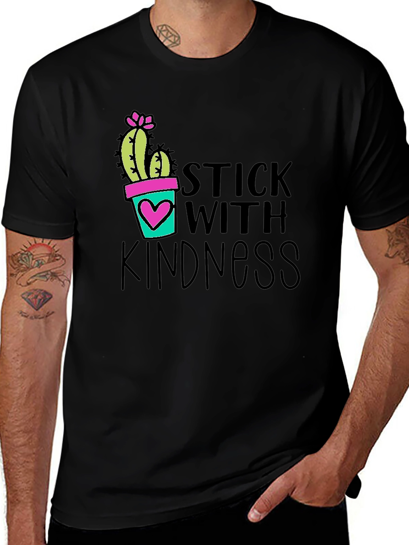 Variant 6 of Stick With Kindness Graphic T-Shirt