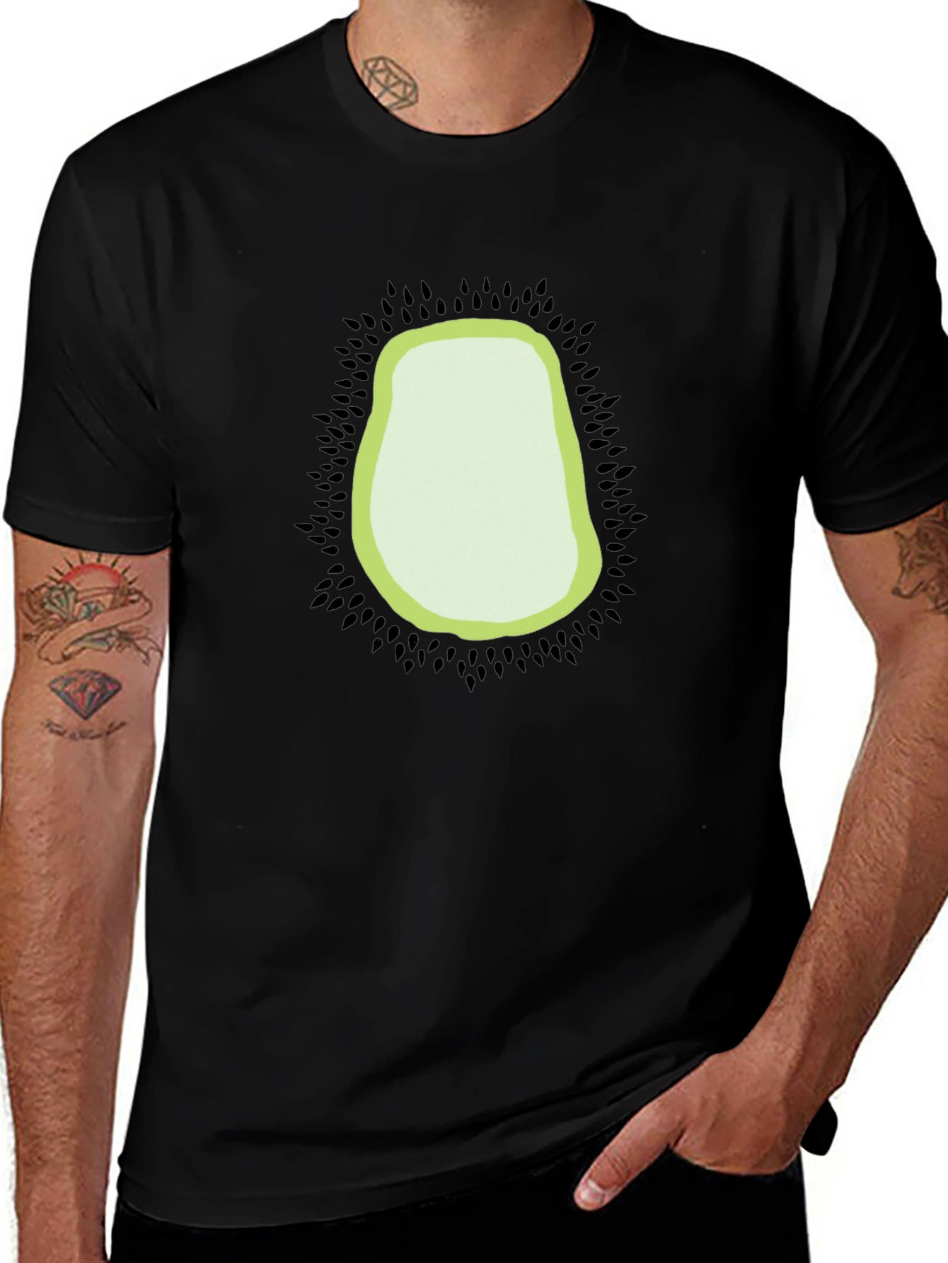 Variant 30 of Durian Fruit Graphic Tee - Unique Design
