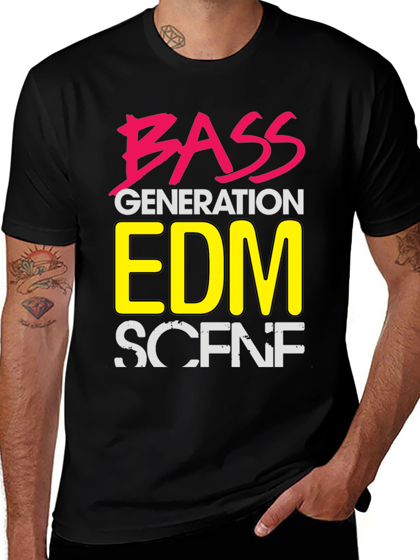 Variant 27 of Bass Generation EDM Music Graphic Tee