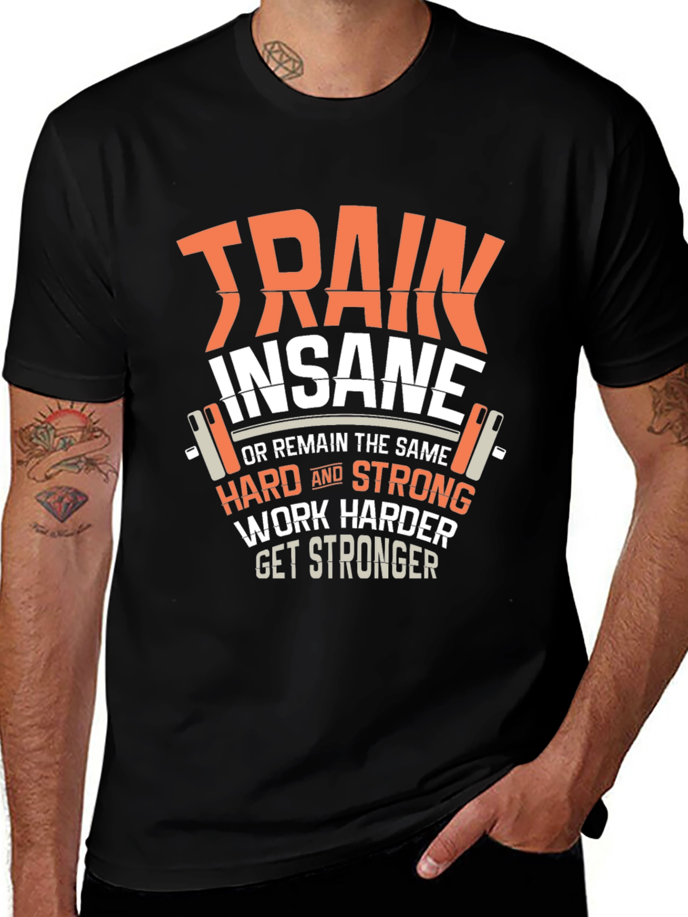 Variant 7 of Train Insane Graphic T-Shirt