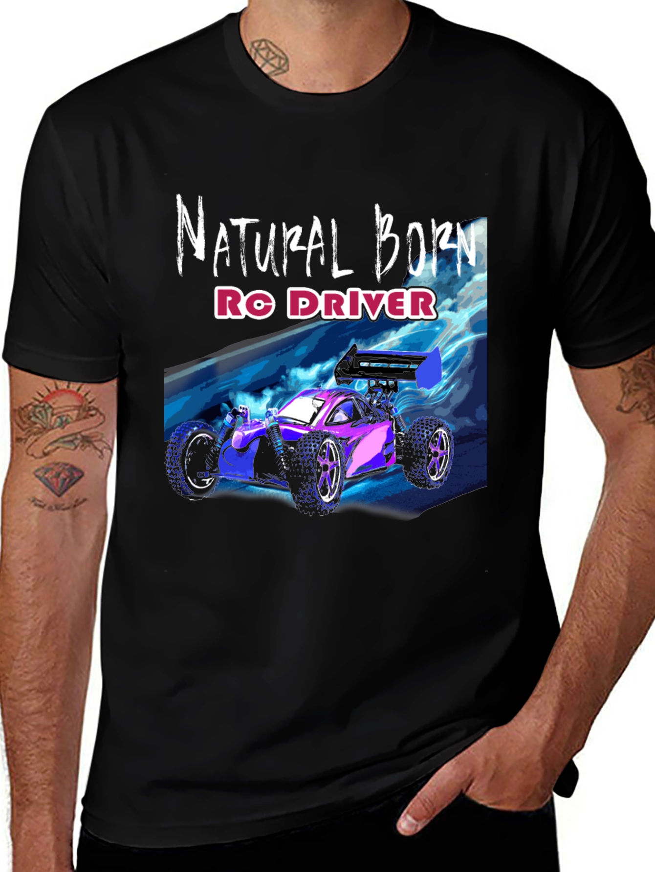 Natural Born RC Driver Graphic Tee