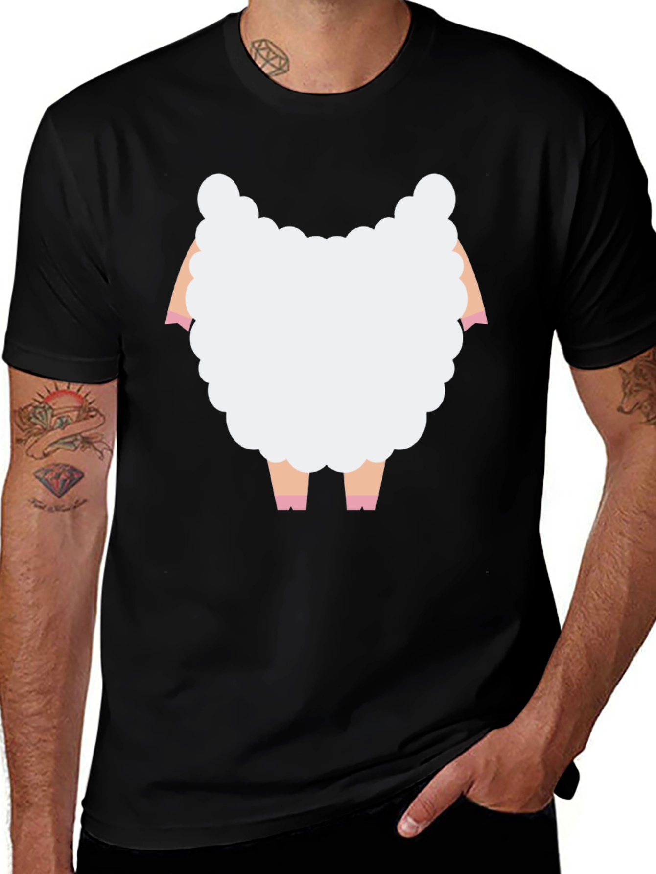 Variant 30 of Funny Sheep Costume T-Shirt