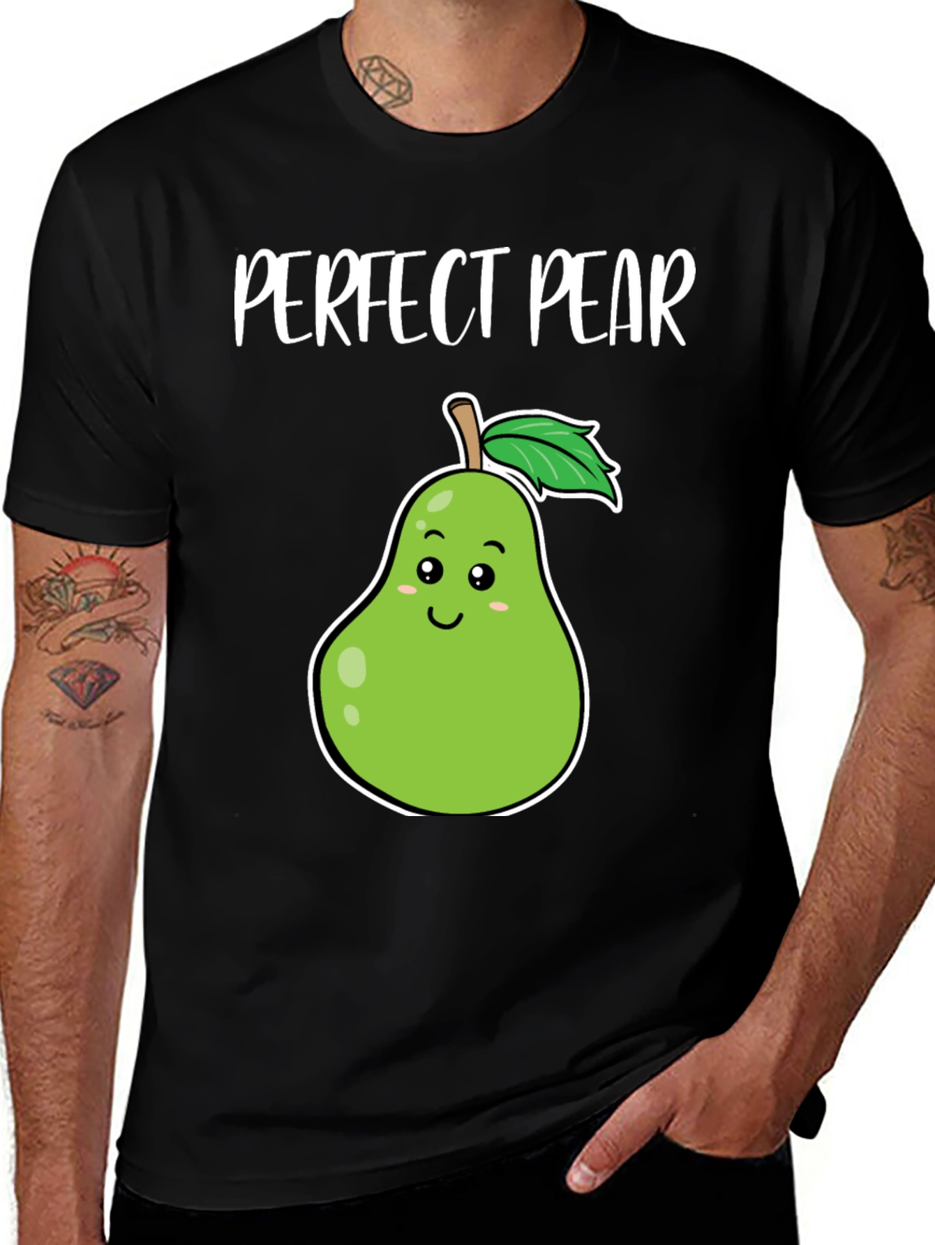Variant 3 of Perfect Pear Funny Fruit Pun T-Shirt