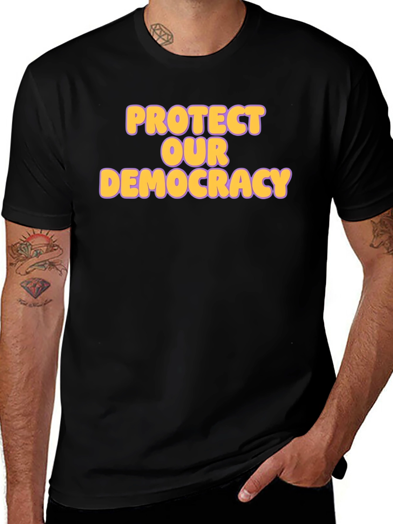 Variant 16 of Protect Our Democracy Graphic T-Shirt