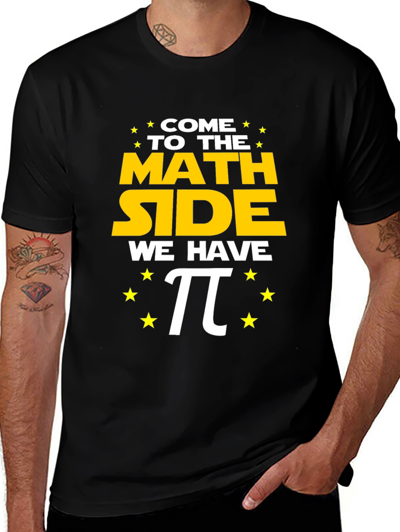 Variant 12 of Come to the Math Side Black T-Shirt