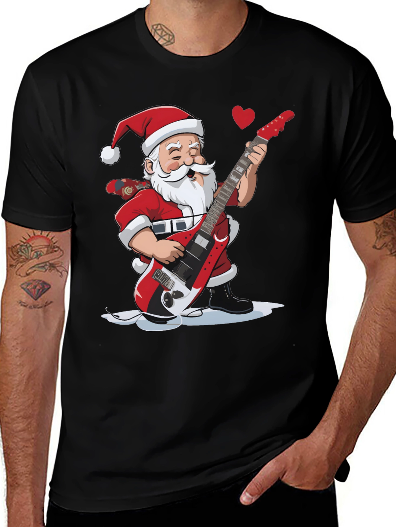 Rockin' Santa Graphic Tee