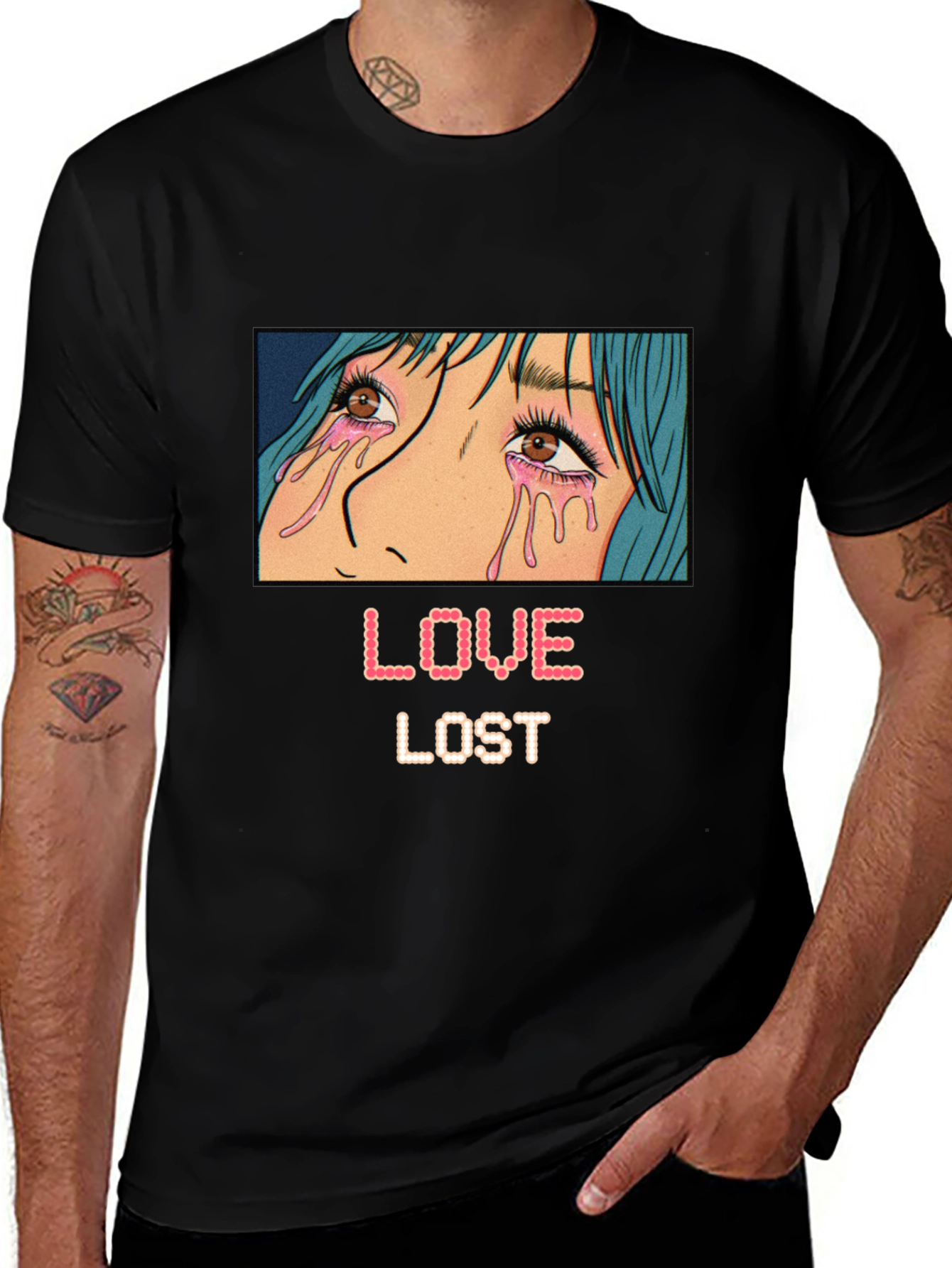 Variant 5 of Love Lost Graphic Tee - Trendy Anime Style T-Shirt