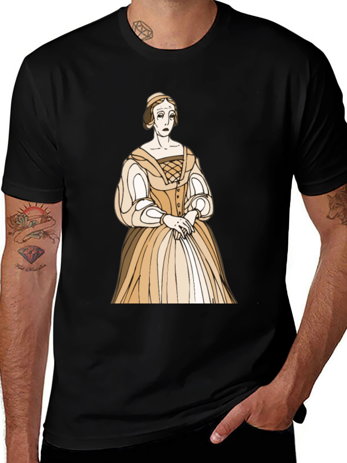 Variant 17 of Renaissance Woman Graphic T-Shirt - Classic Style