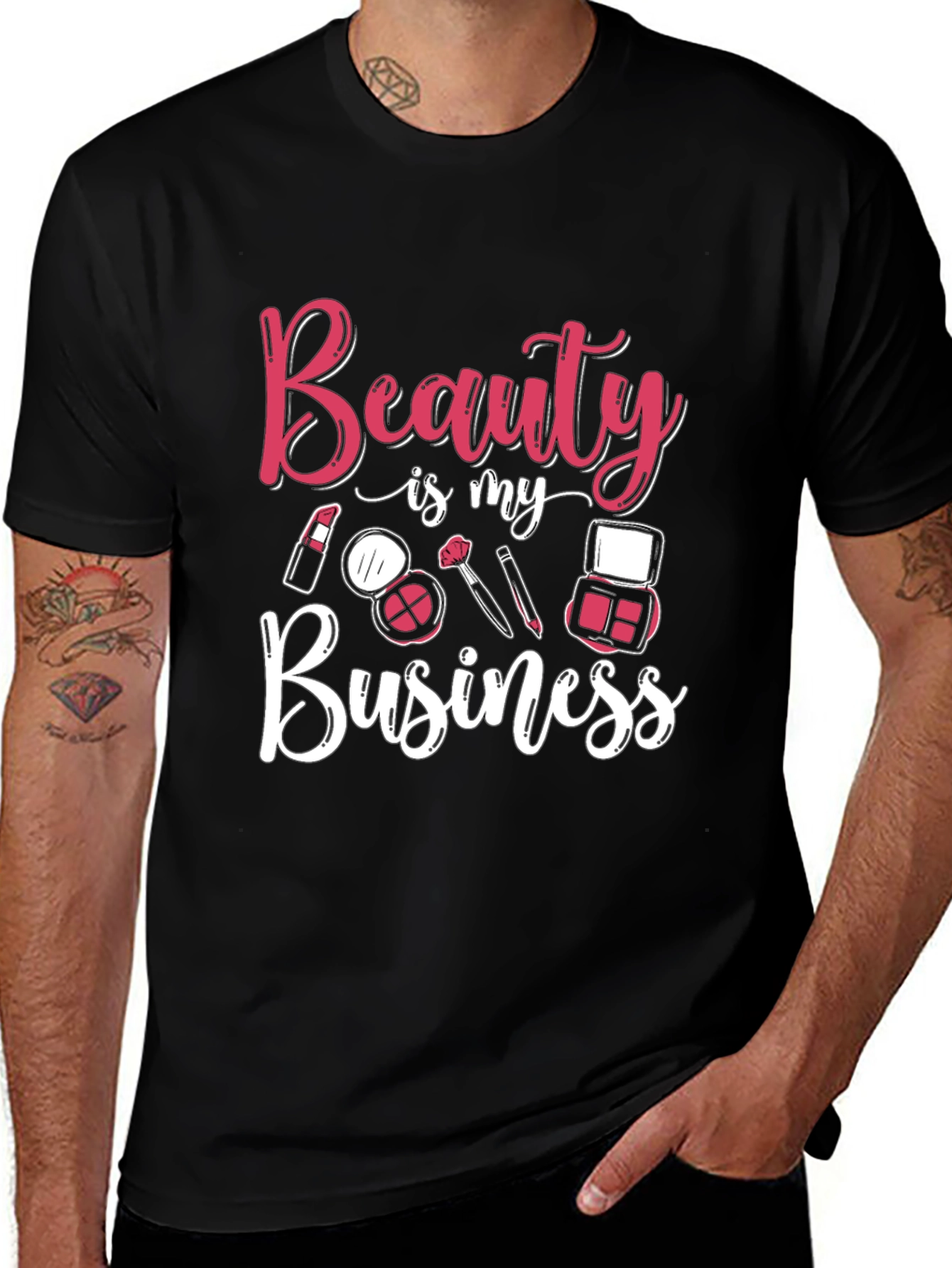 Variant 19 of Beauty is My Business T-Shirt - Makeup Artist Tee