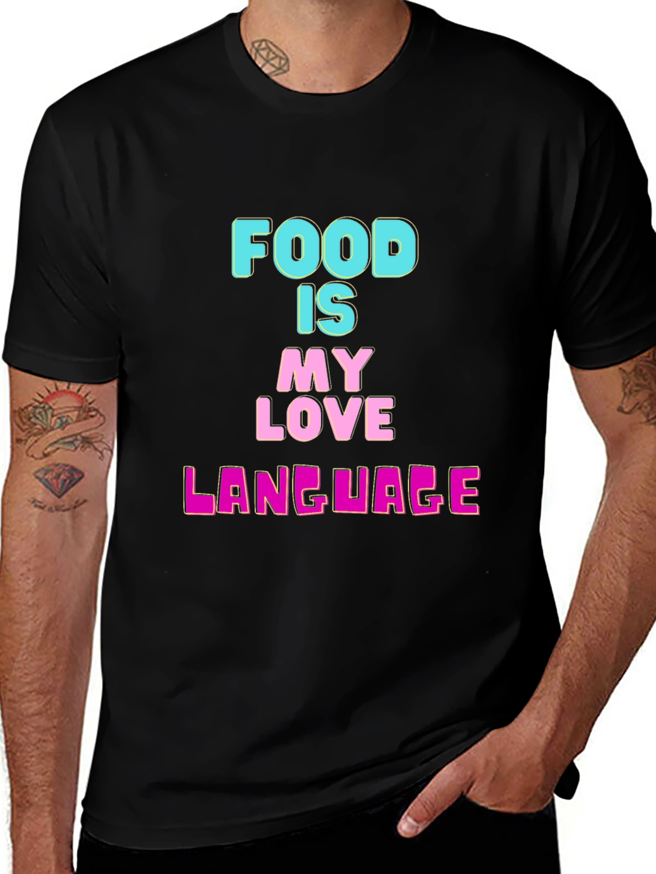 Variant 13 of Food is My Love Language Tee