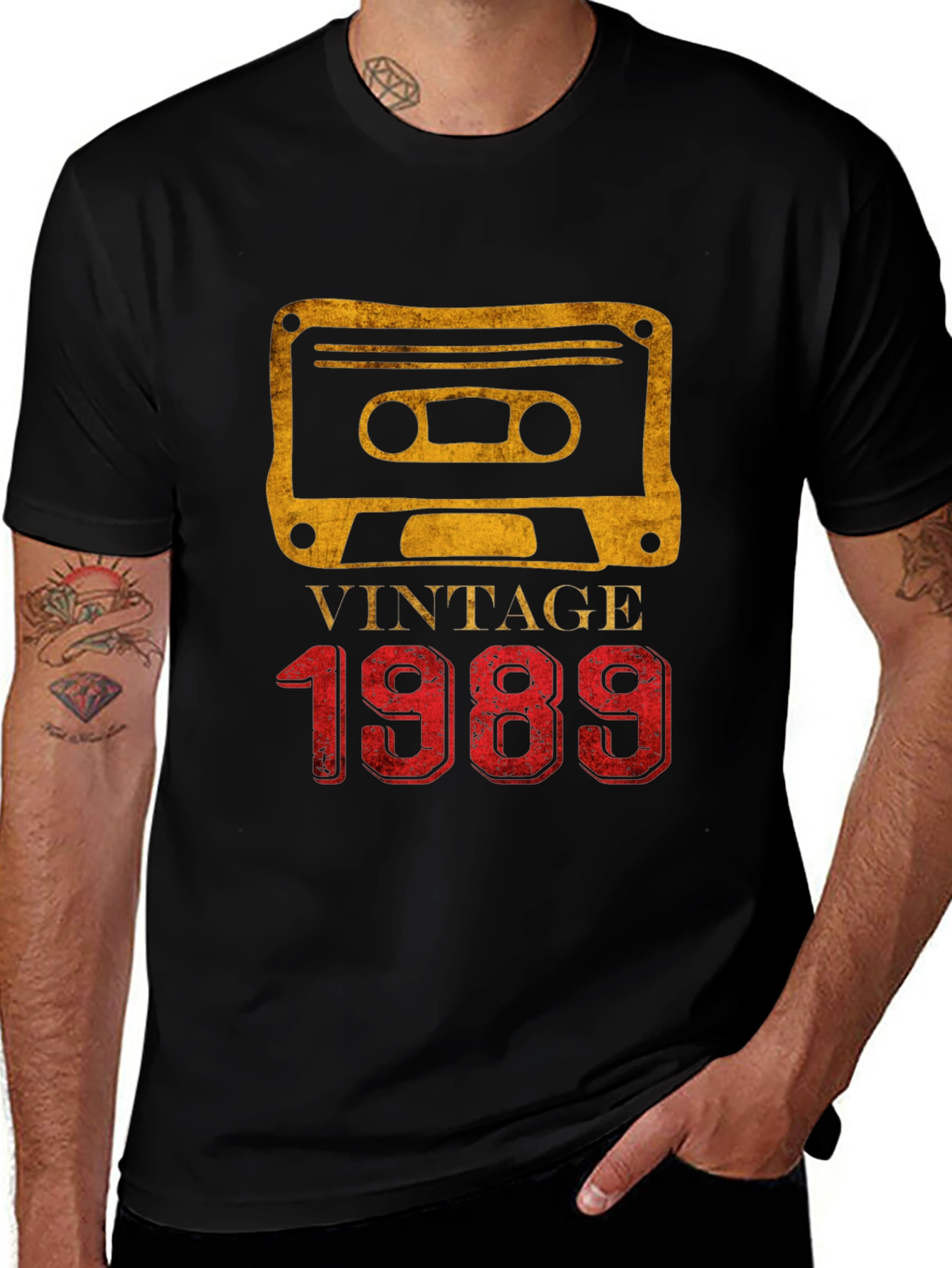 Variant 2 of Vintage 1989 Cassette Tape T-Shirt