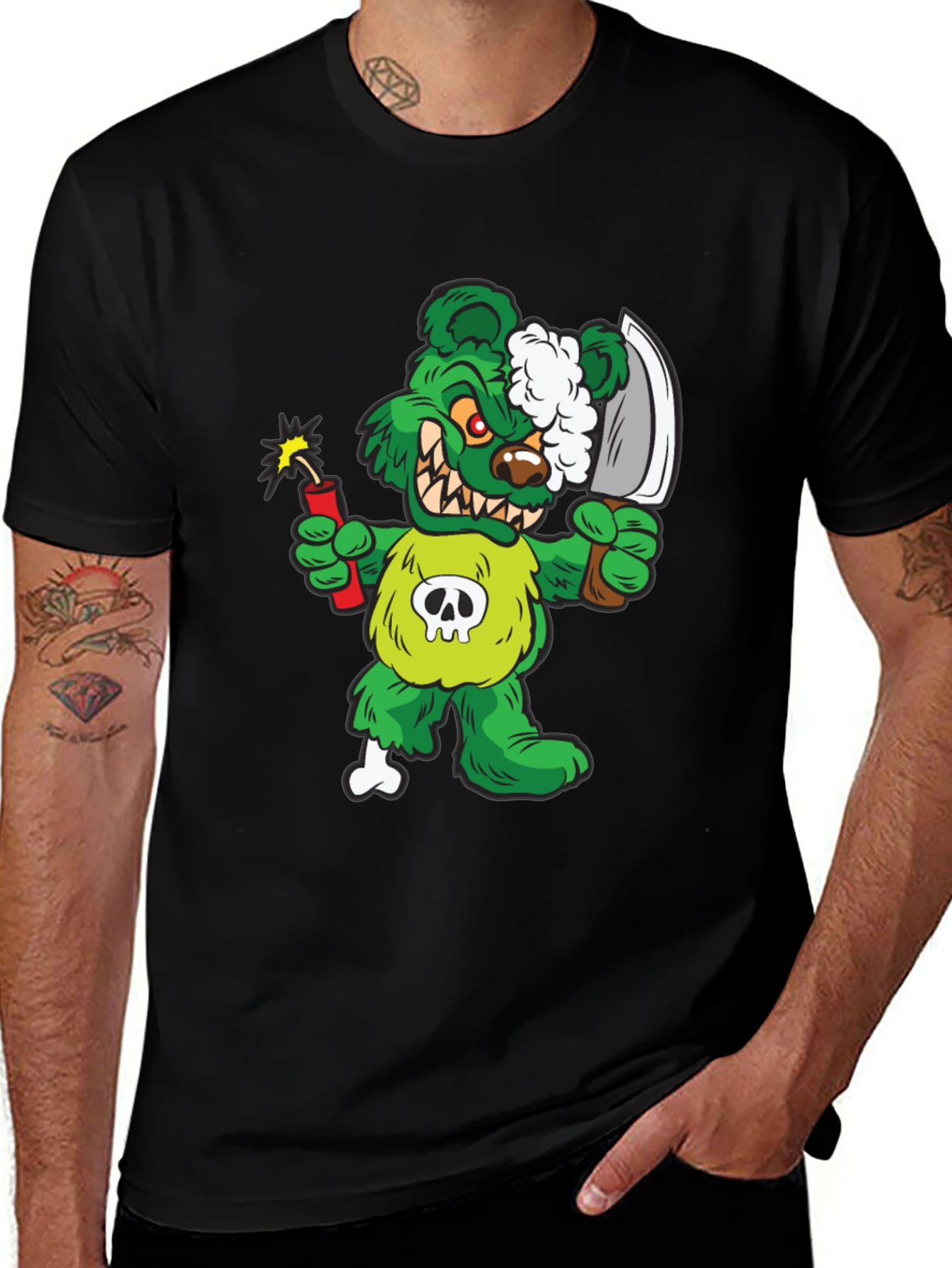 Variant 25 of Scary Bear Graphic Tee