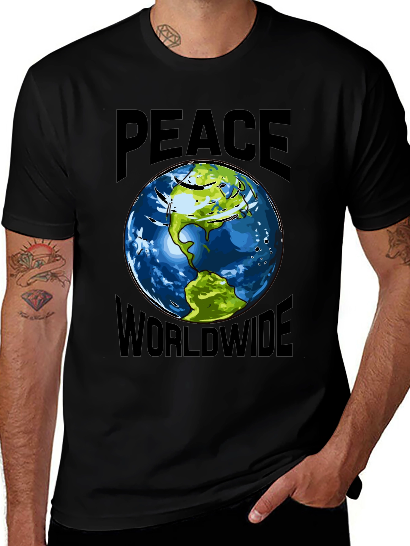 Peace Worldwide Graphic T-Shirt