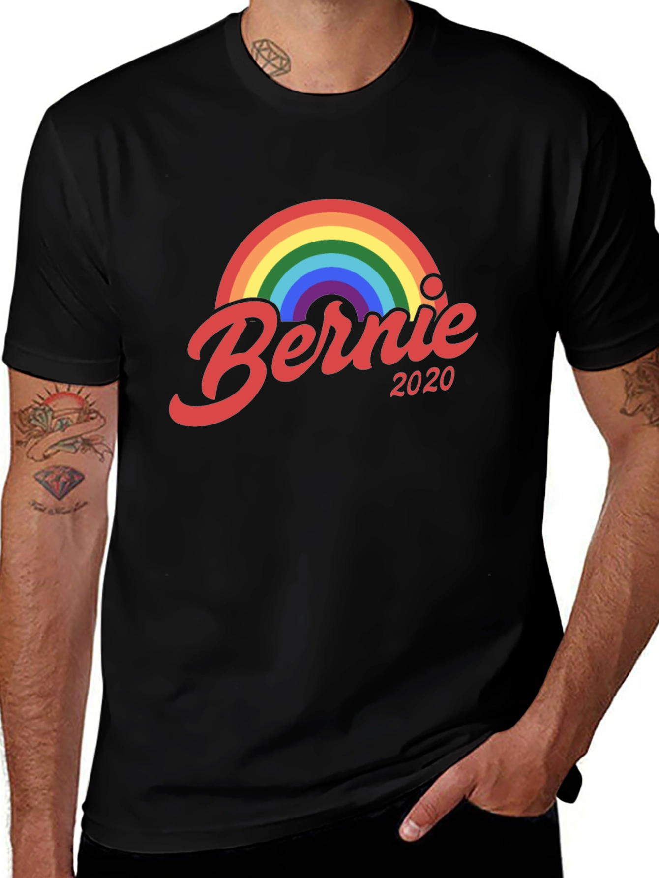 Bernie 2020 Rainbow T-Shirt