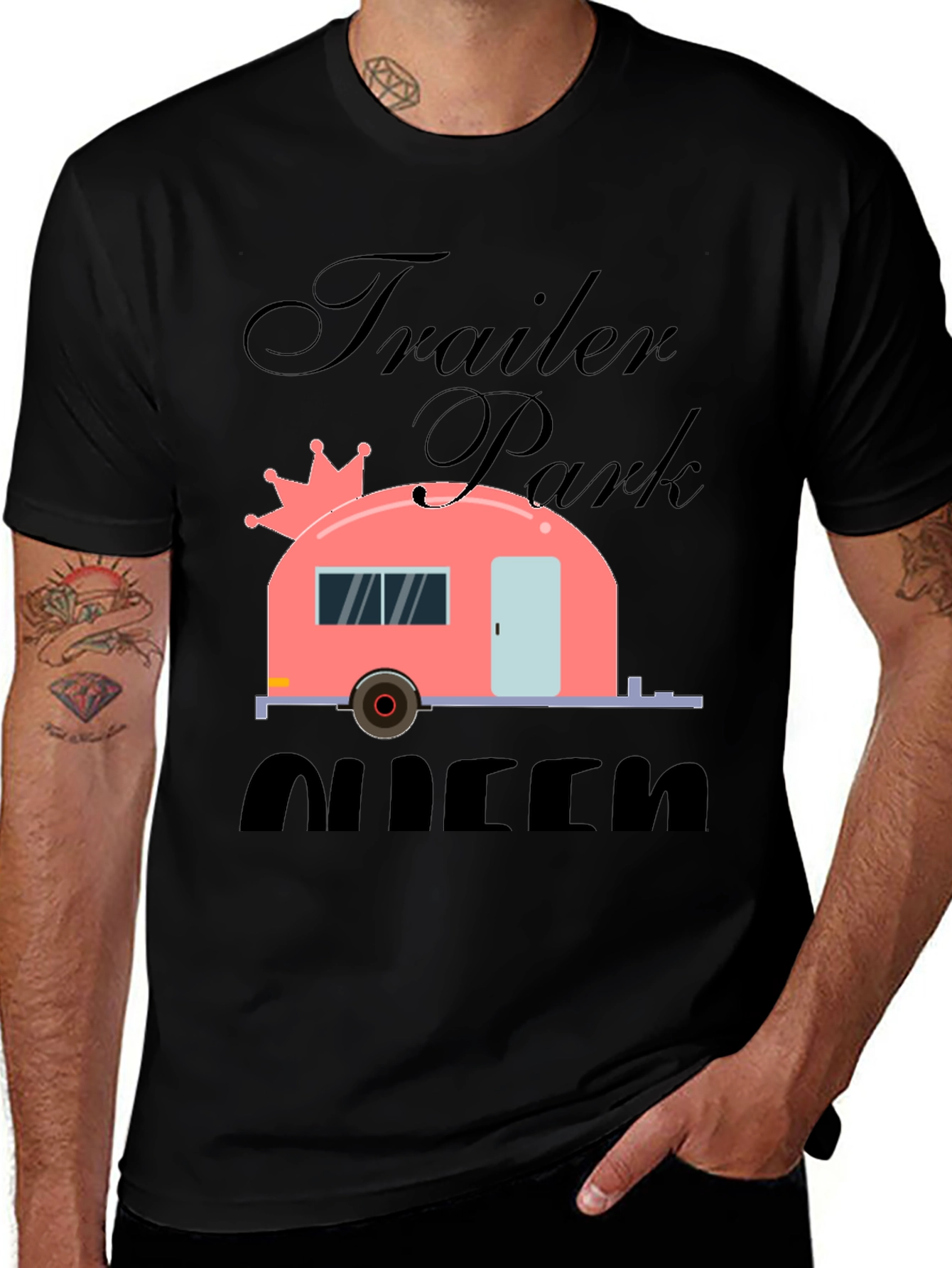 Variant 3 of Trailer Park Queen Graphic Tee