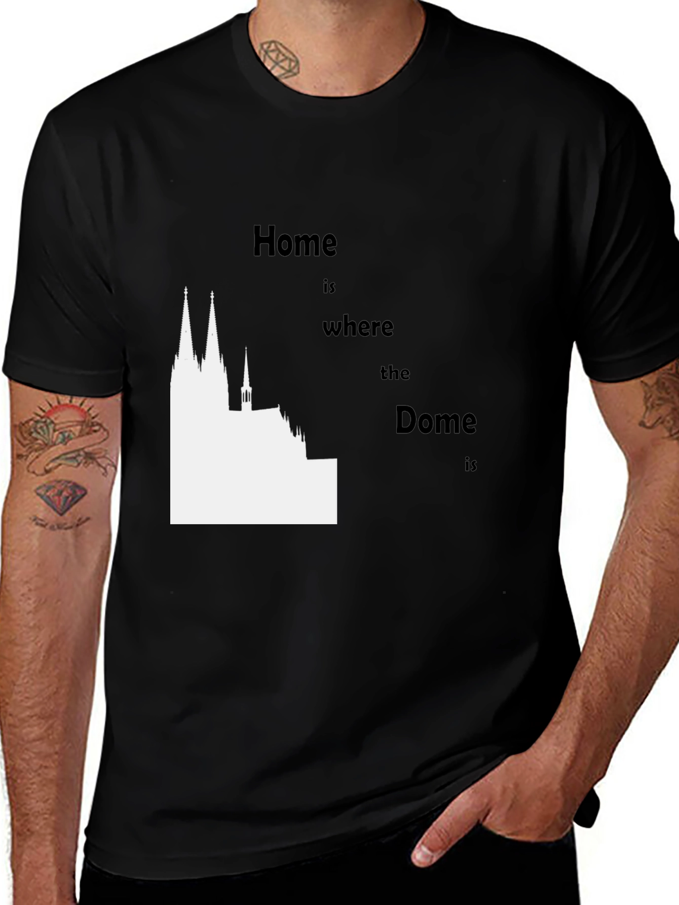 Variant 17 of Home is Where the Dome Is Graphic Tee