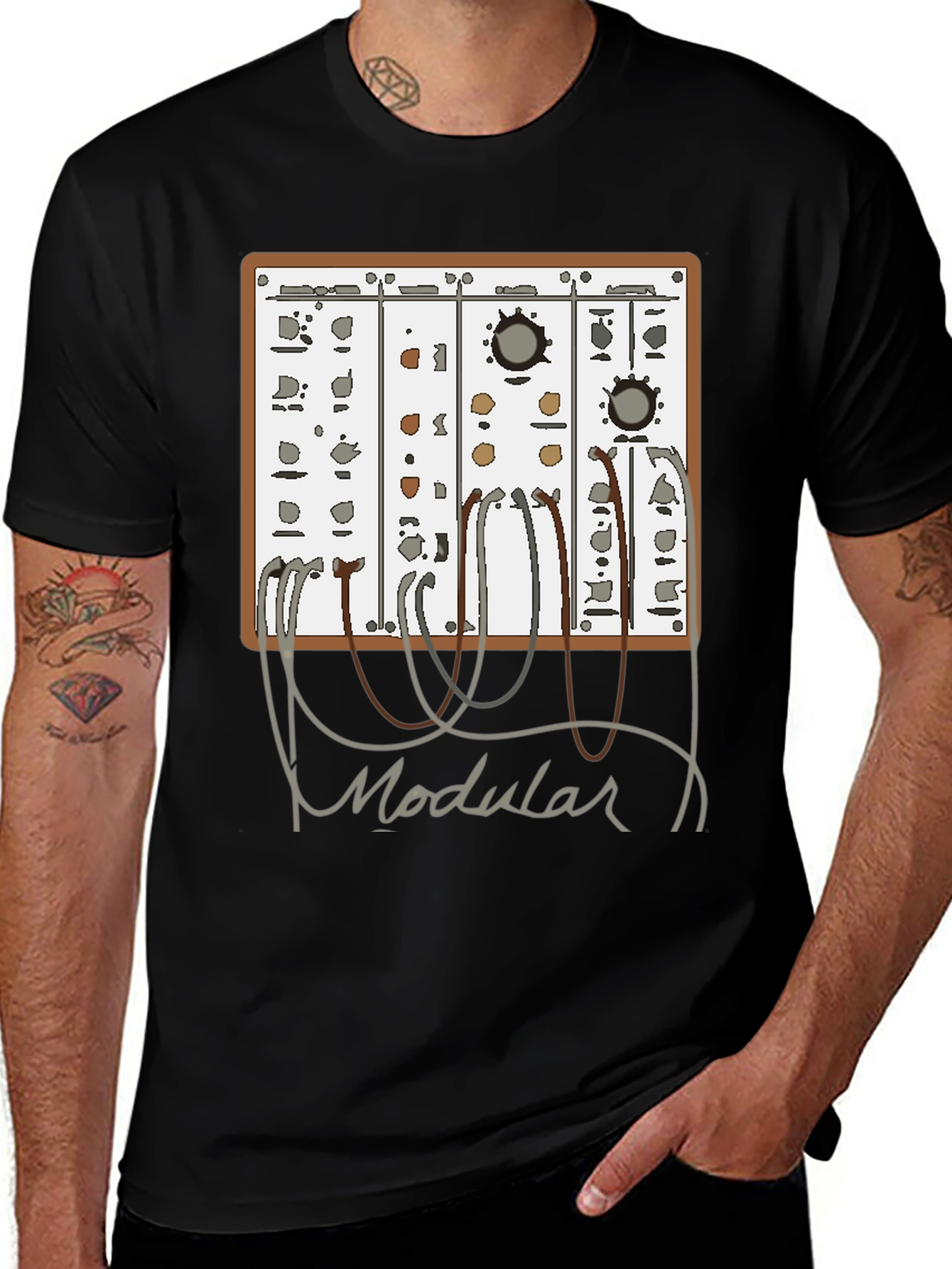 Modular Synth T-Shirt - Music Lover Tee