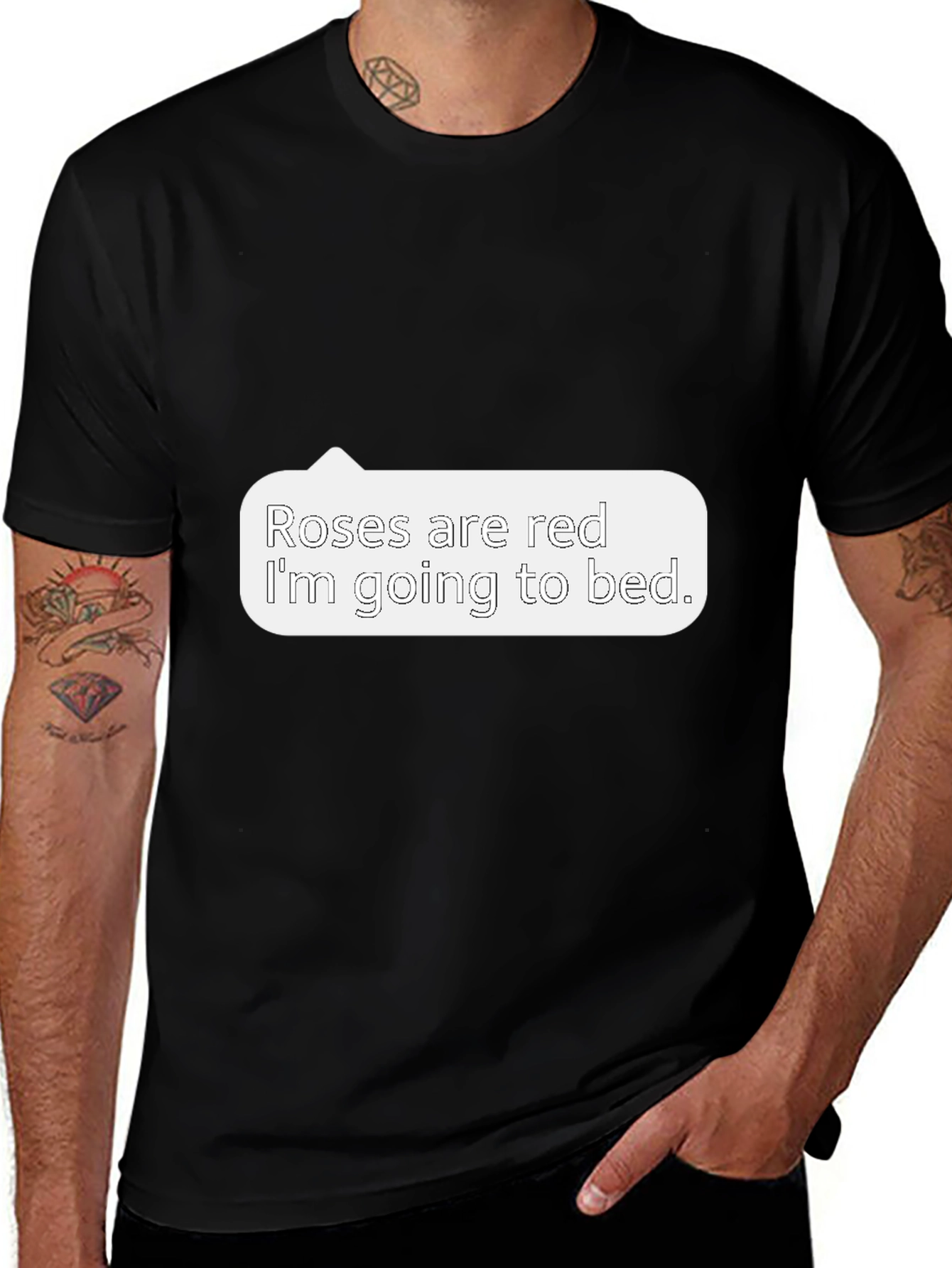 Variant 25 of Roses are Red T-Shirt - Funny Bedtime Tee