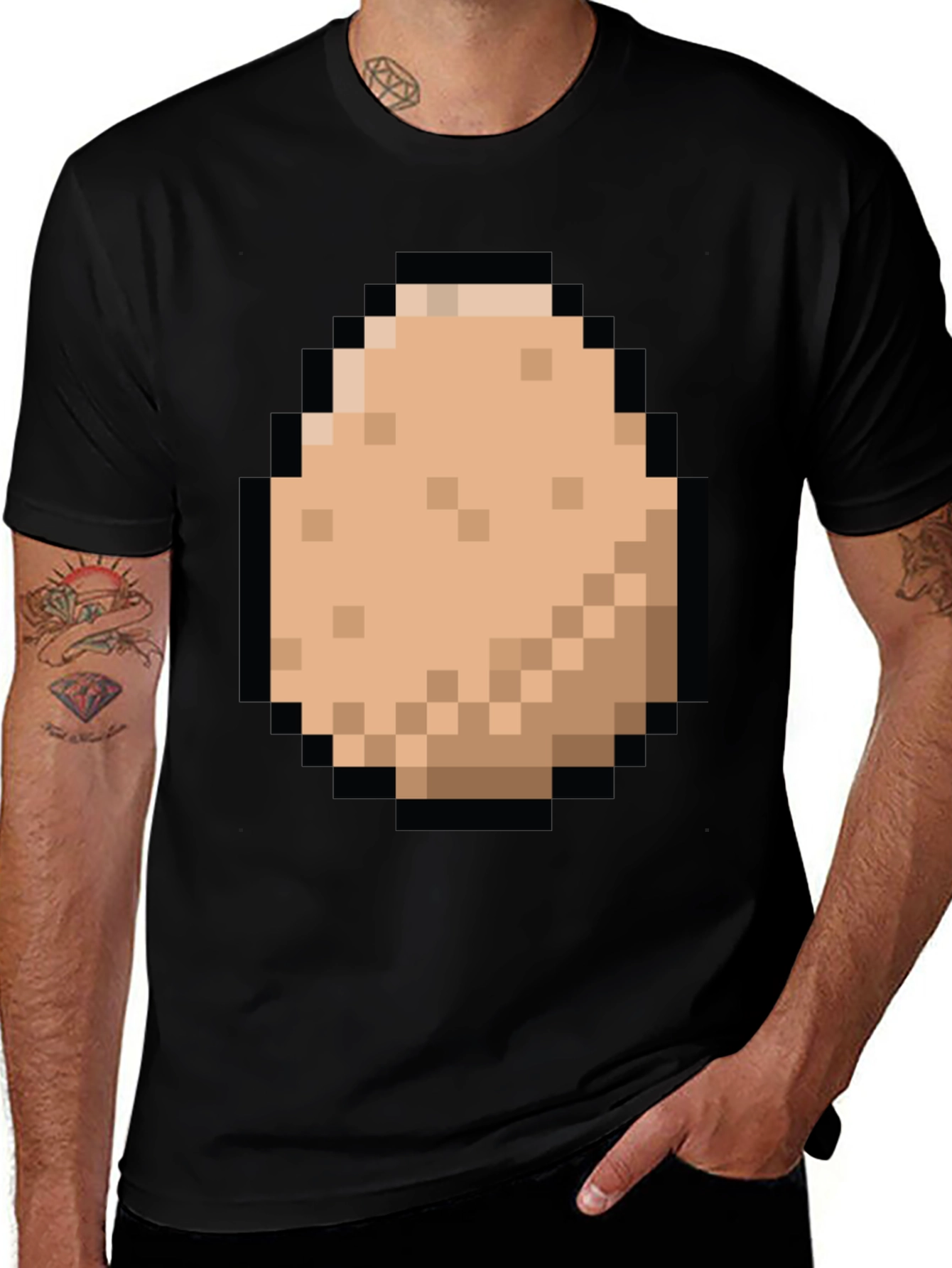 Variant 16 of Pixel Potato T-Shirt - Gamer Style!