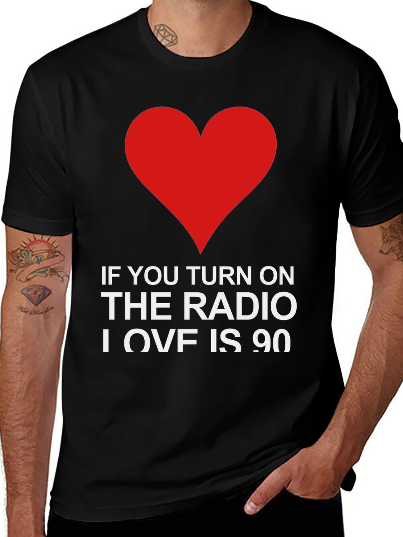 Variant 5 of Radio Love Graphic Tee